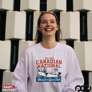 Est 2015 Canadian National Boat and Gun Club T Shirt