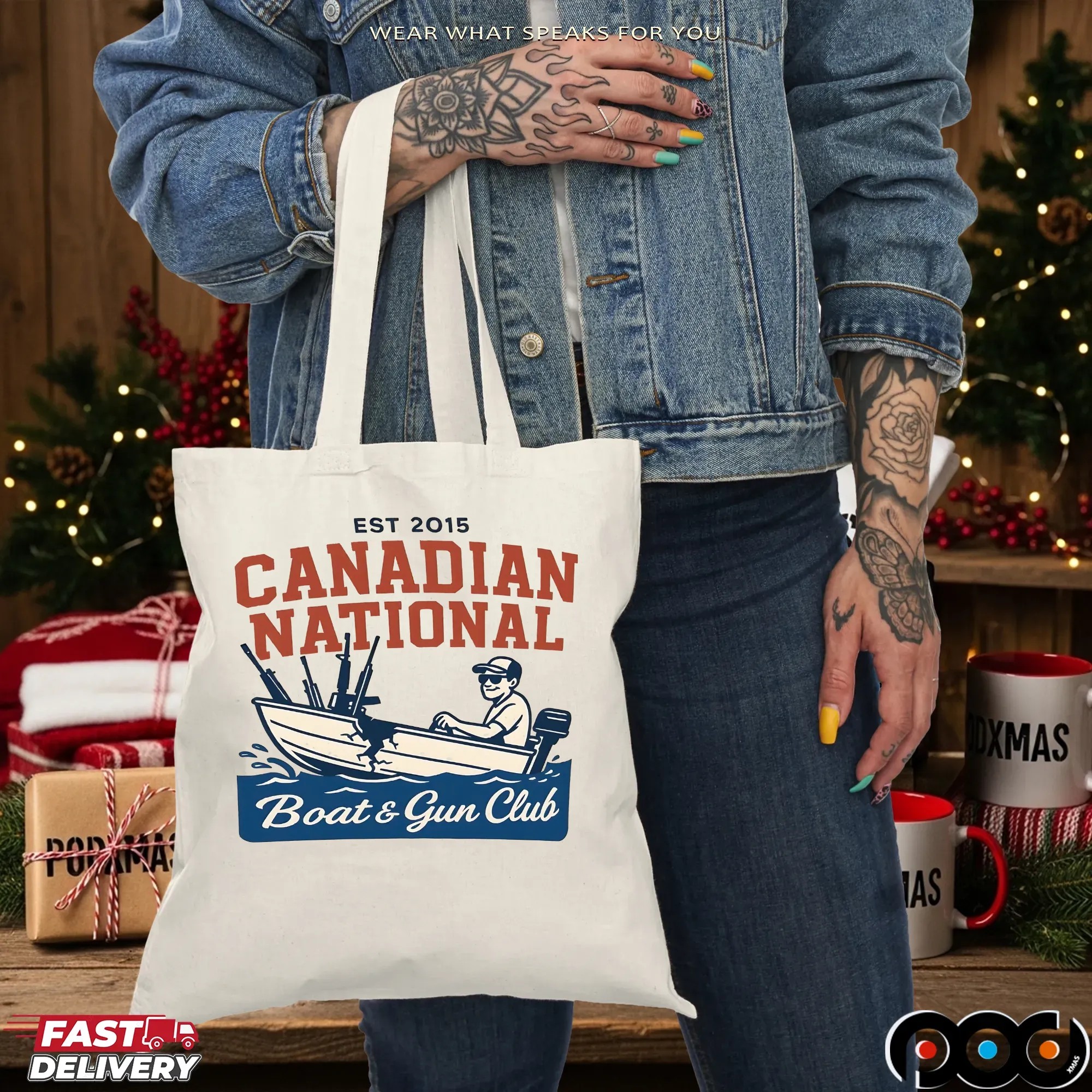 Est 2015 Canadian National Boat and Gun Club T Shirt