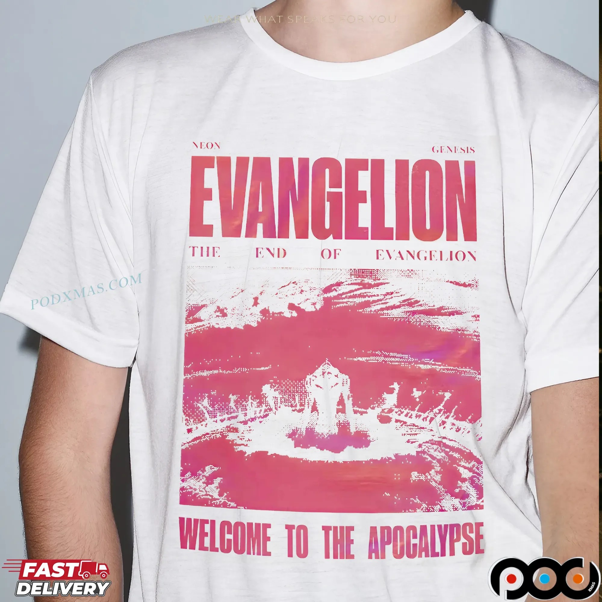 Evangelion The End Of Evangelion Welcome To The Apocalypse T Shirt