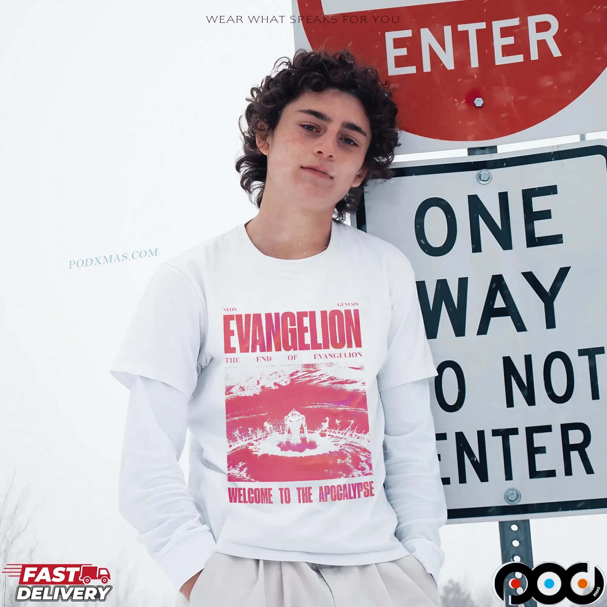 Evangelion The End Of Evangelion Welcome To The Apocalypse T Shirt