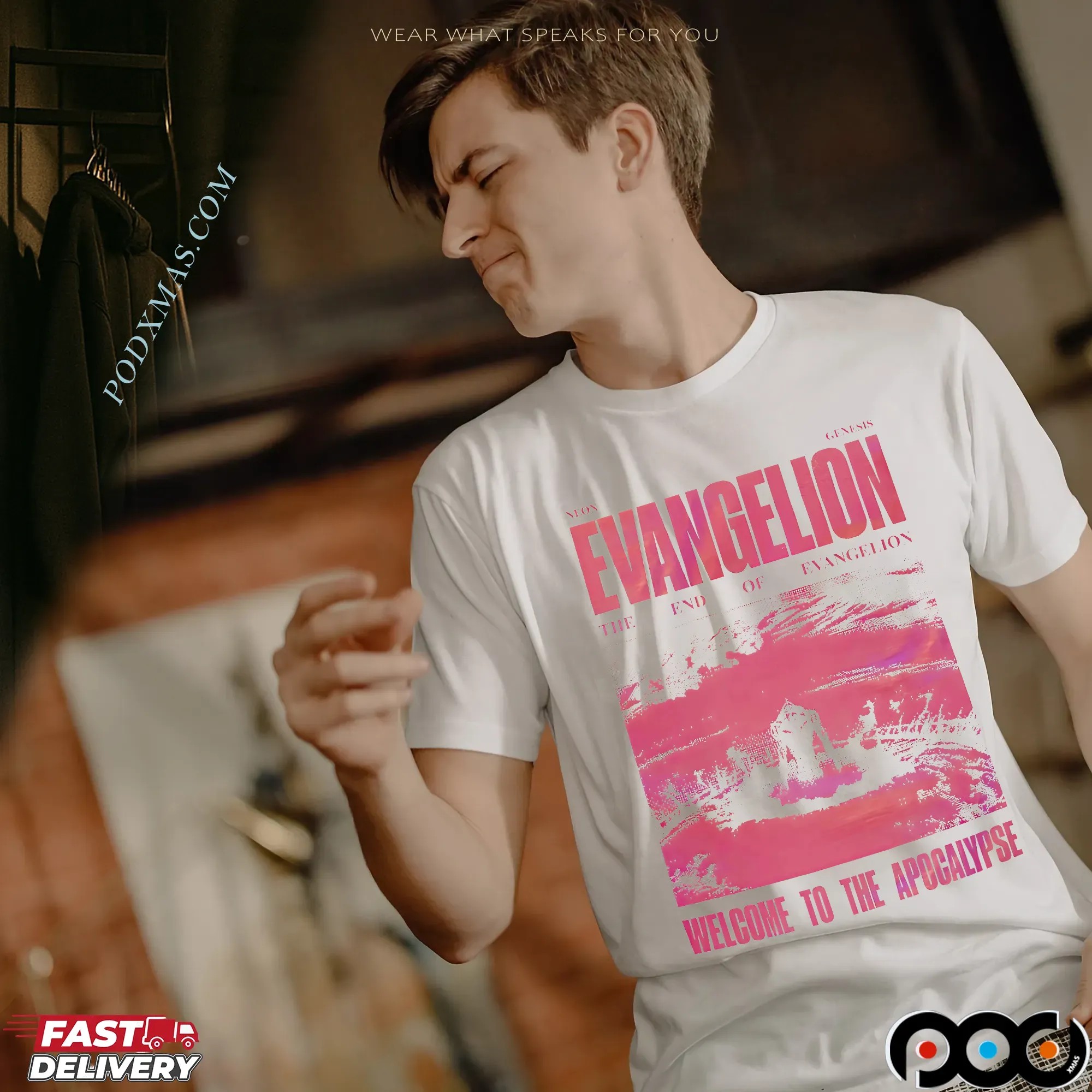 Evangelion The End Of Evangelion Welcome To The Apocalypse T Shirt
