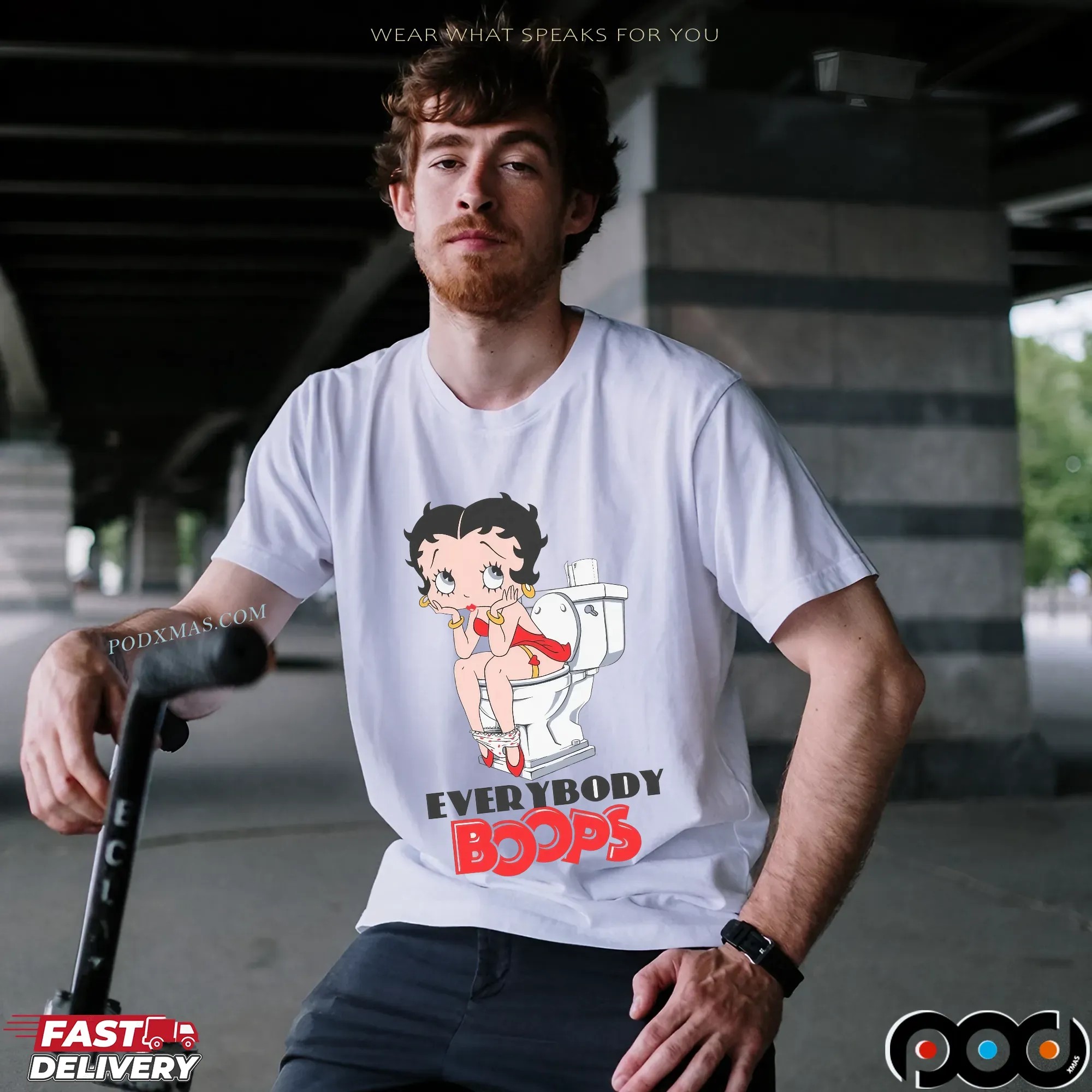 Everybody Boops Betty Boop Parody T Shirt
