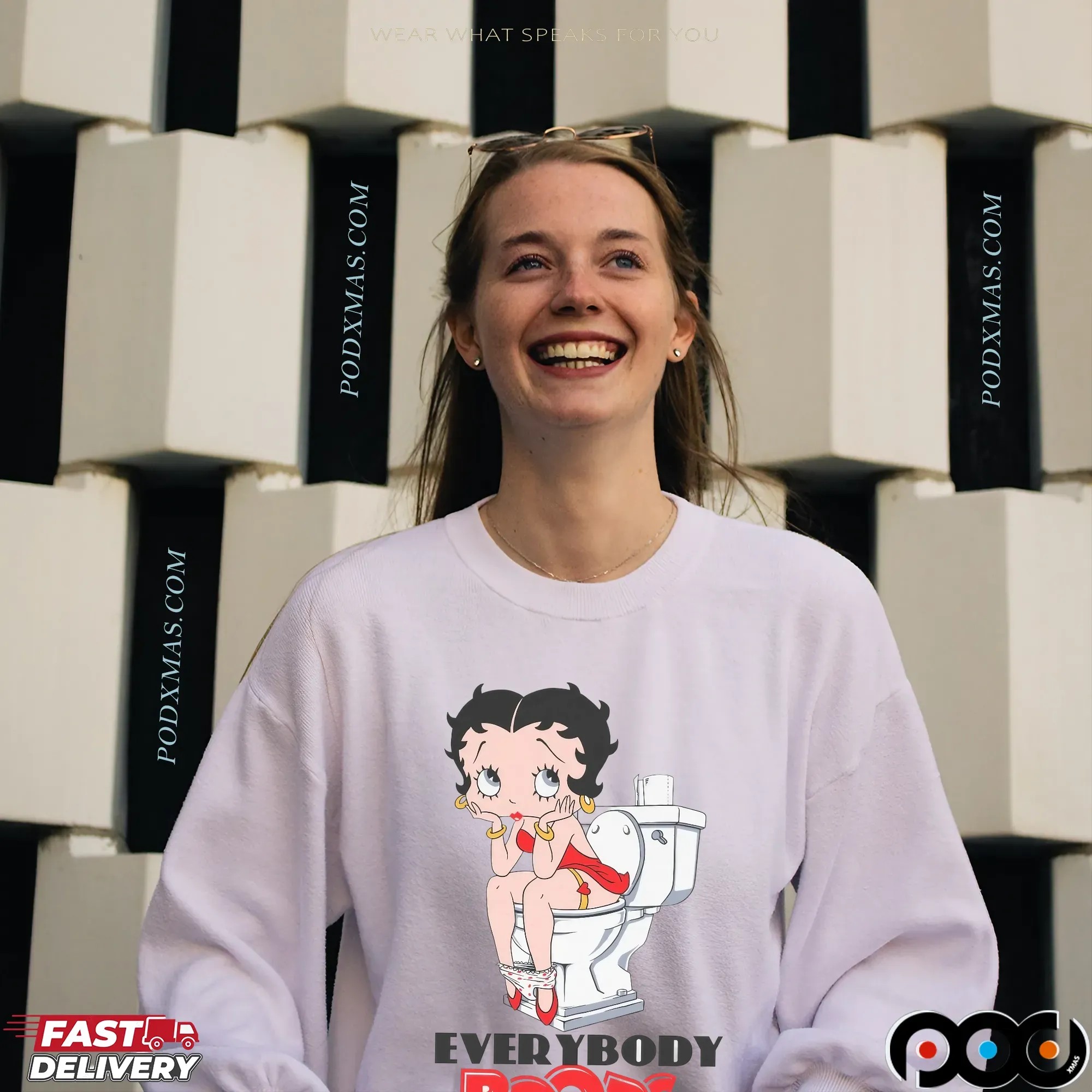 Everybody Boops Betty Boop Parody T Shirt