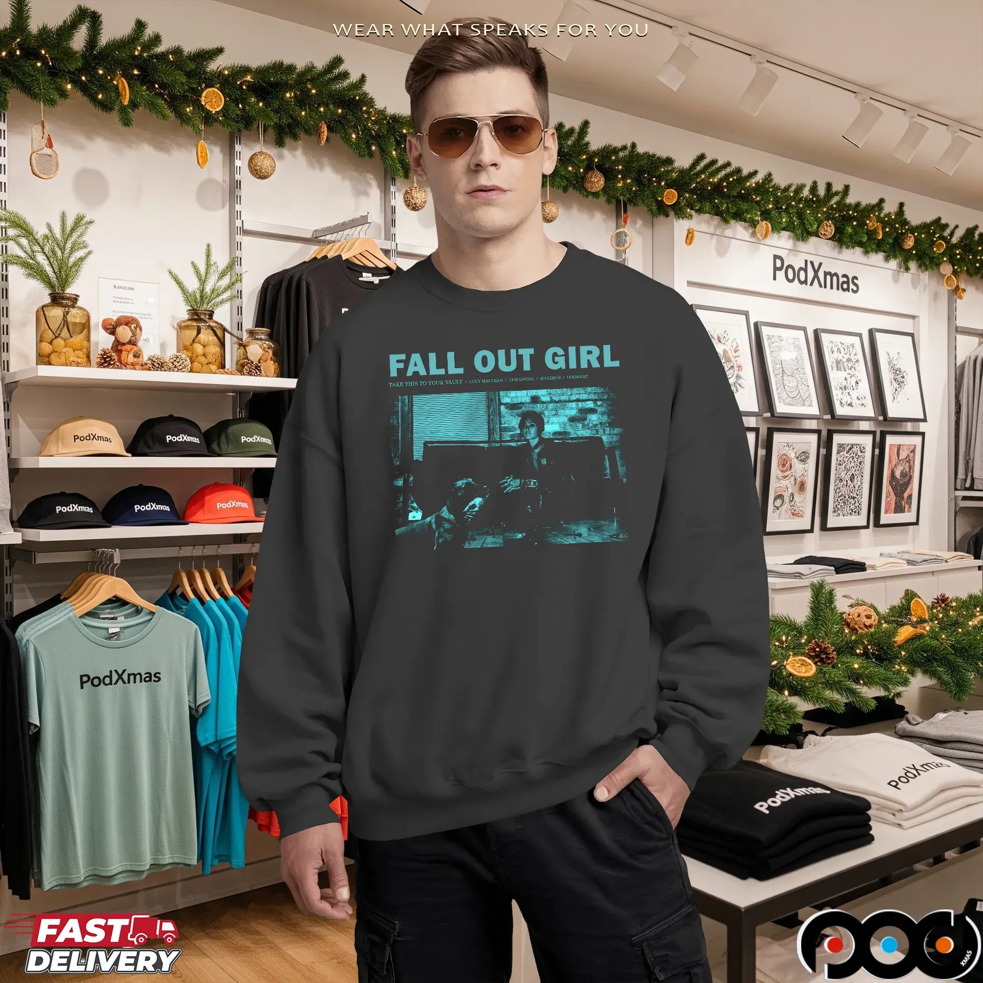 Fall Out Girl Take This To Your Vault Graphic T Shirt