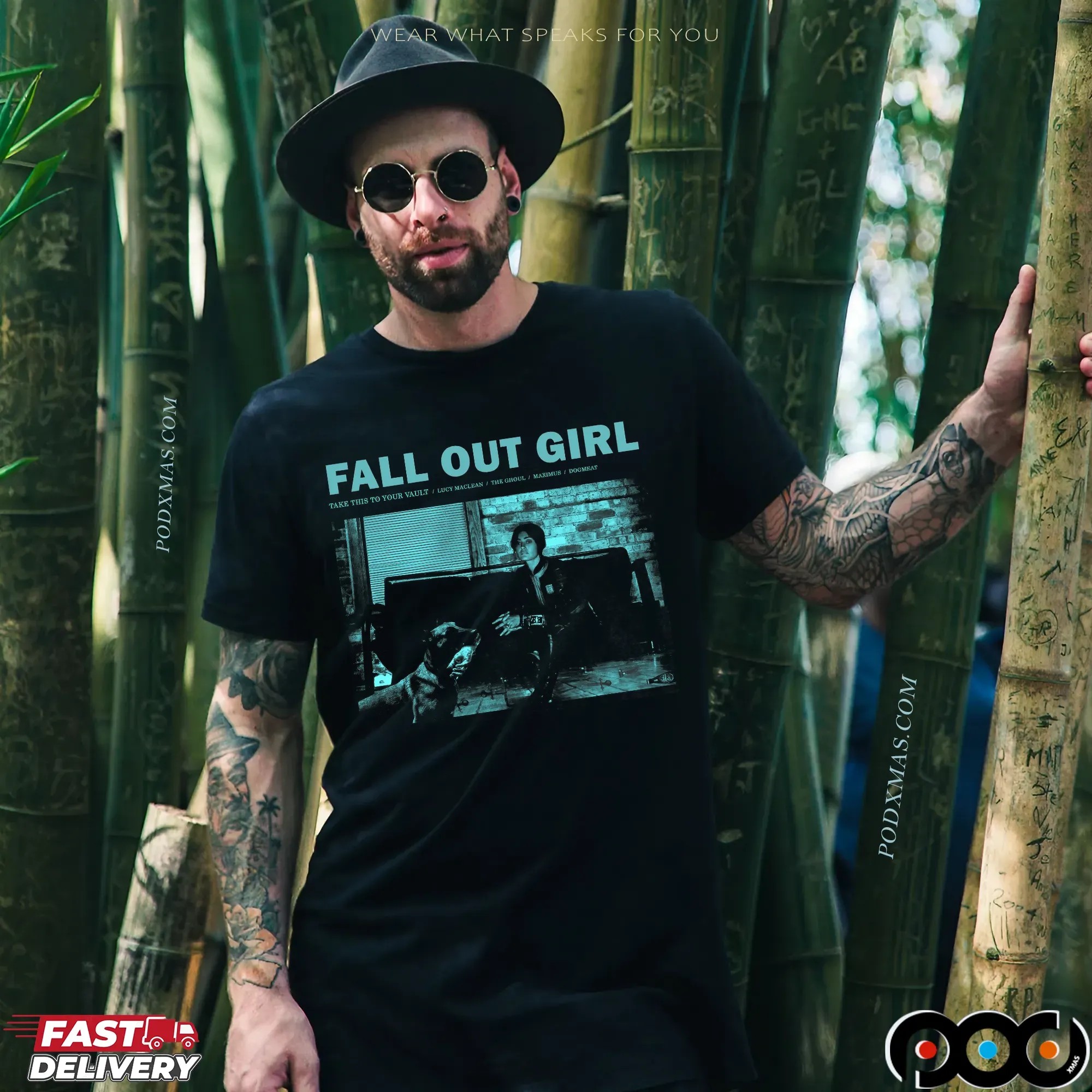Fall Out Girl Take This To Your Vault Graphic T Shirt