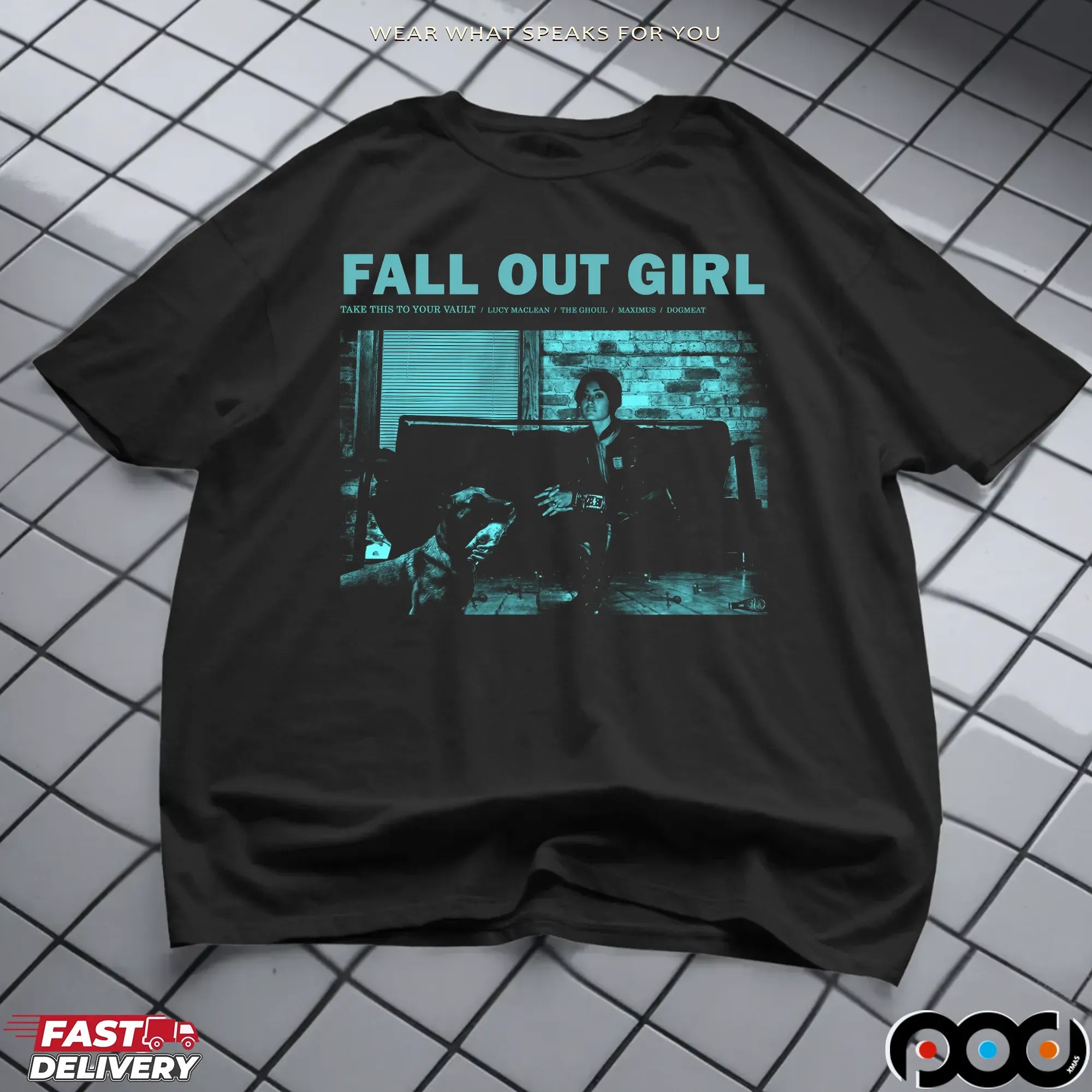 Fall Out Girl Take This To Your Vault Graphic T Shirt