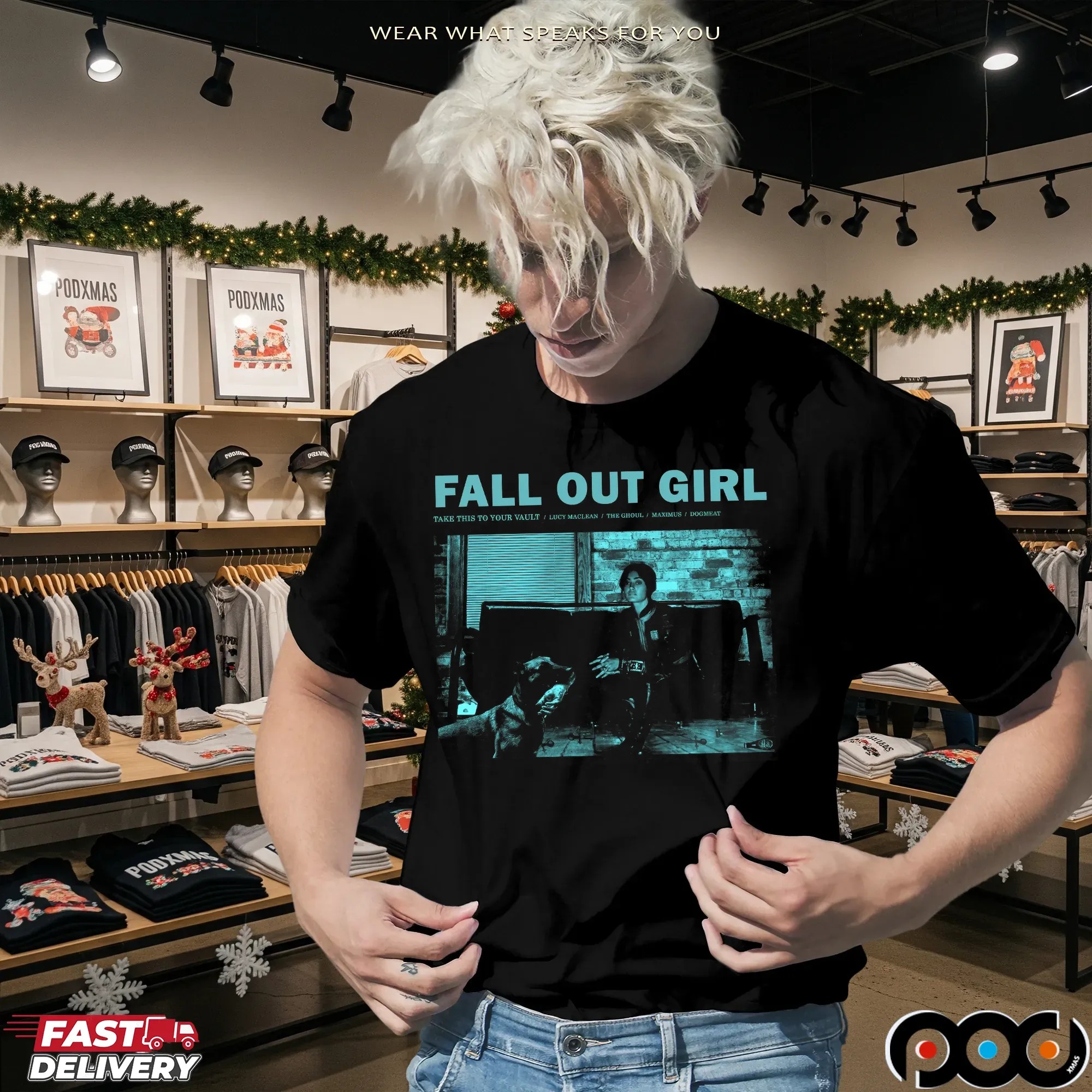 Fall Out Girl Take This To Your Vault Graphic T Shirt