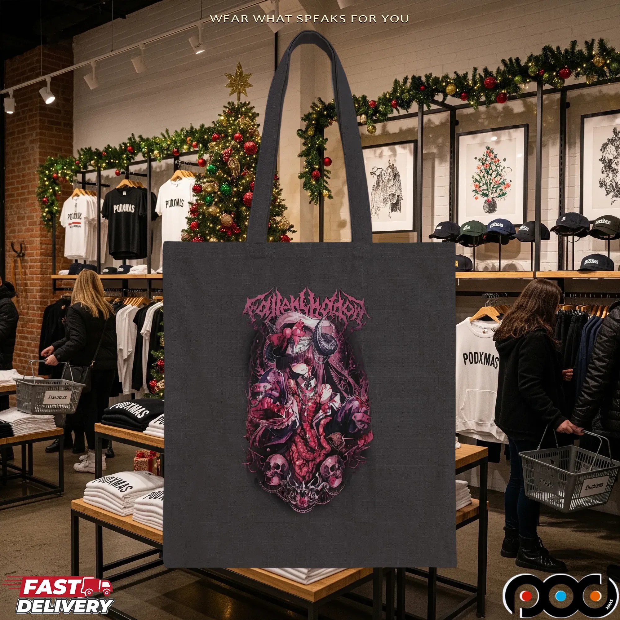 Fallenshadow Shondo Vtuber Demon Girl Gothic Horror T Shirt