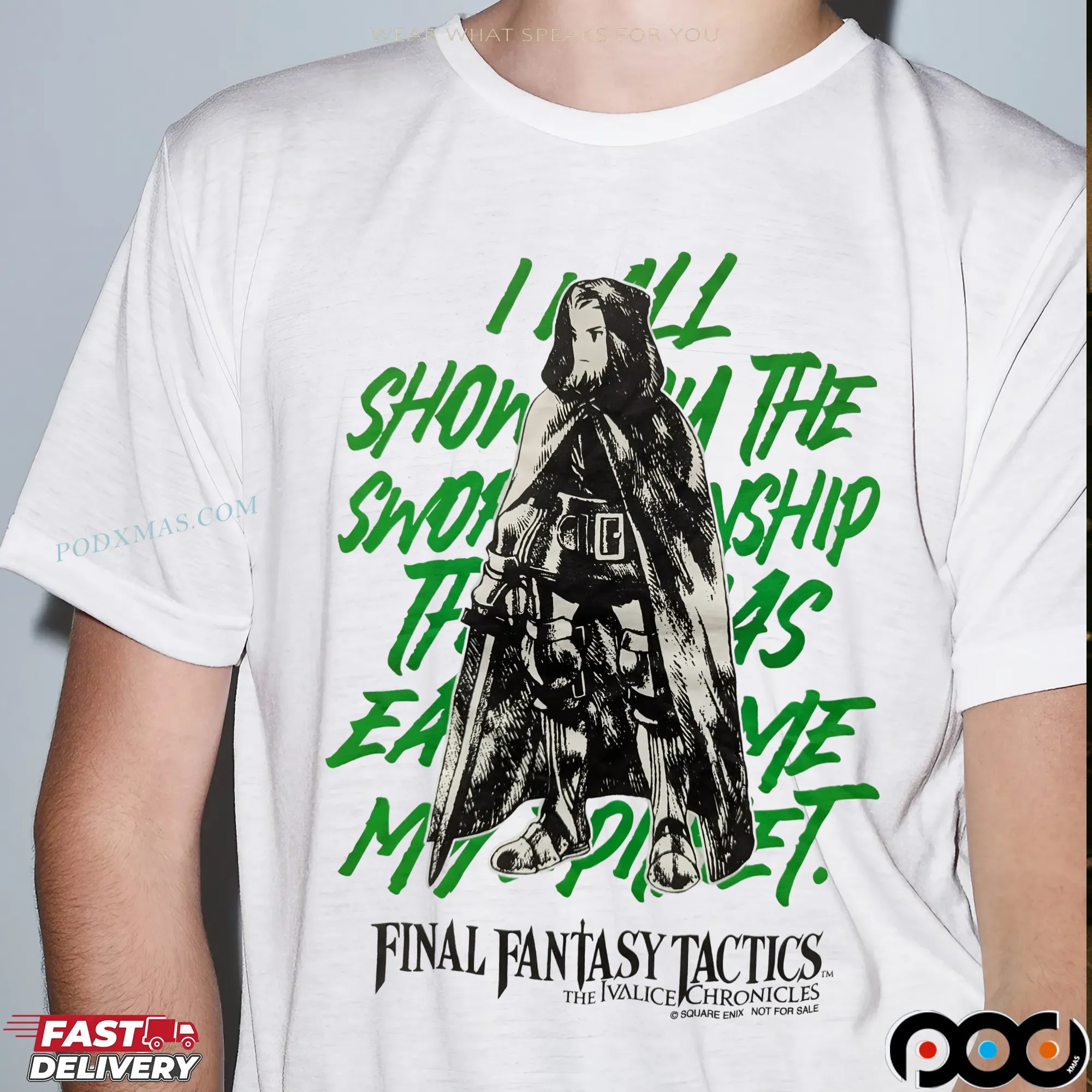 Final Fantasy Tactics The Ivalice Chronicles JRPG Swordsmanship T Shirt