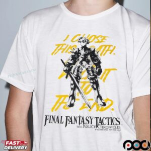 Final Fantasy Tactics The Ivalice Chronicles Knight I Chose This Path T Shirt