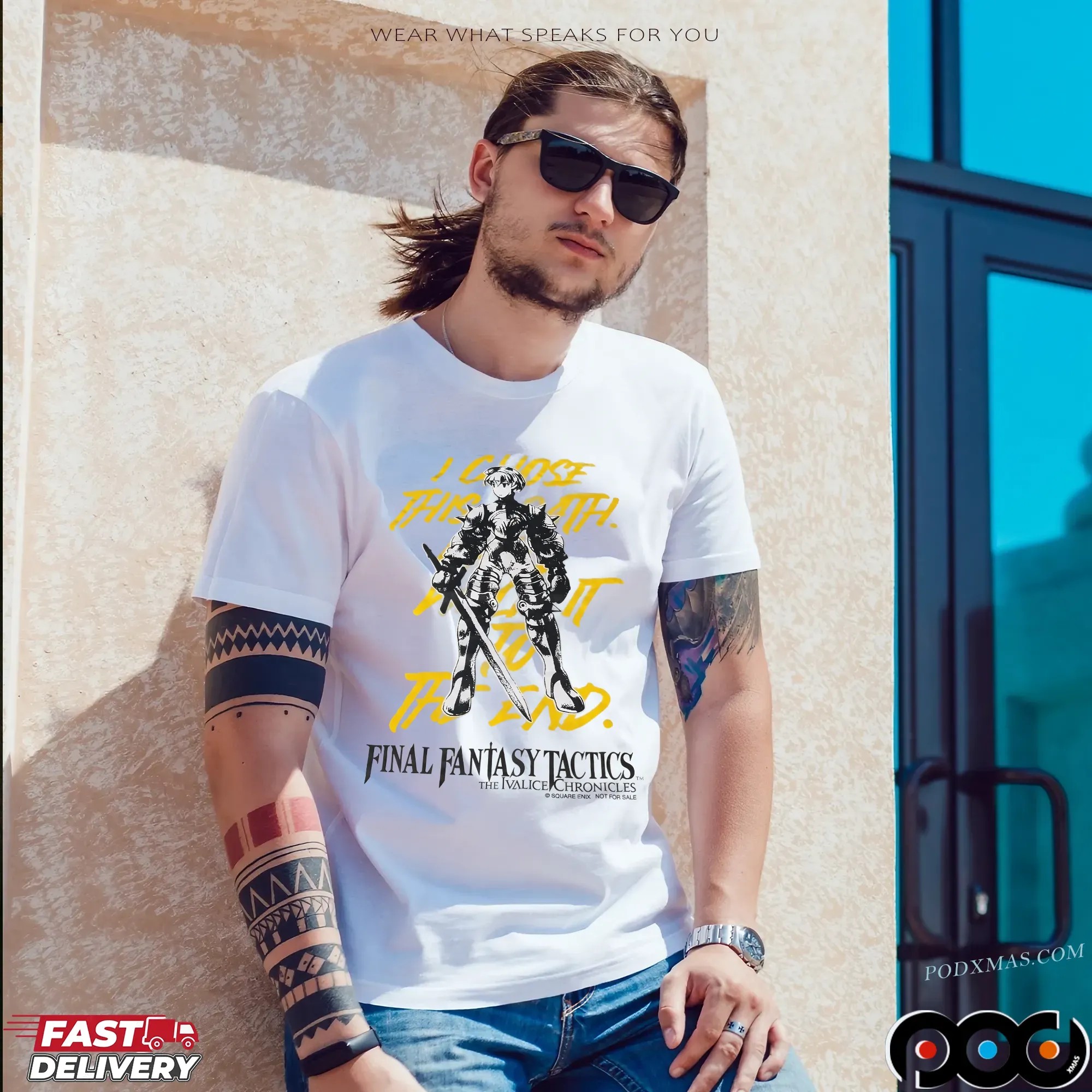 Final Fantasy Tactics The Ivalice Chronicles Knight I Chose This Path T Shirt