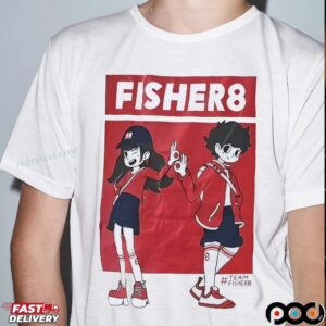 Fisher8 Team Anime Duo T Shirt