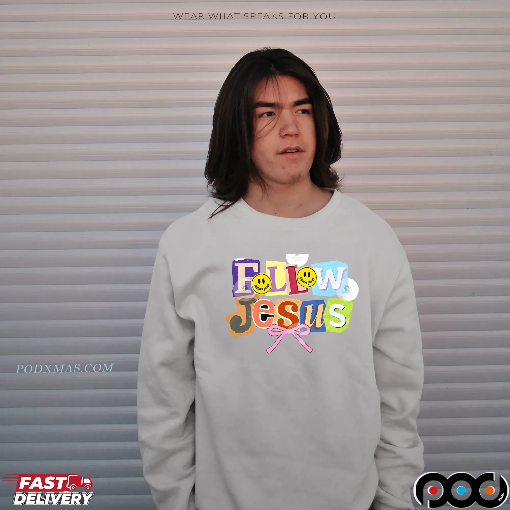 Follow Jesus Collage Y2k Bundle, Coquette Jesus, Christian ,Preppy God Is Good Shirt