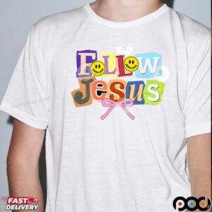 Follow Jesus Collage Y2k Bundle, Coquette Jesus, Christian ,Preppy God Is Good Shirt
