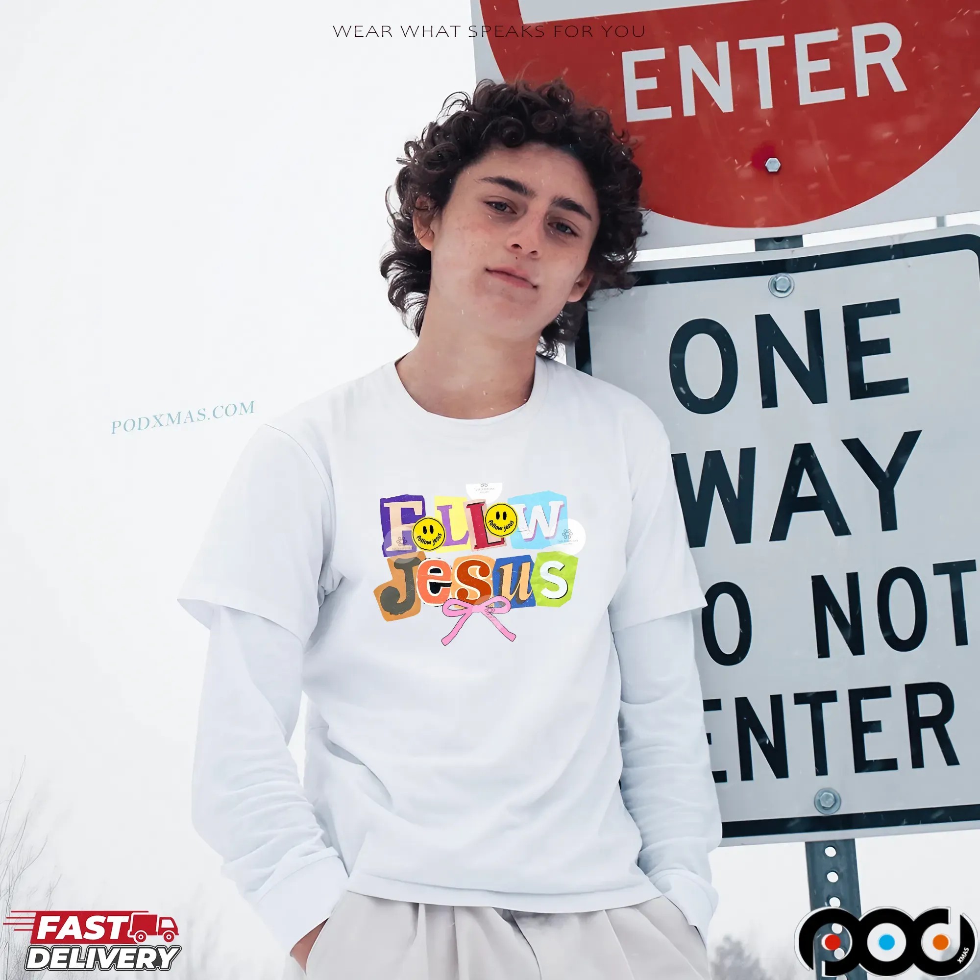 Follow Jesus Collage Y2k Bundle, Coquette Jesus, Christian ,Preppy God Is Good Shirt