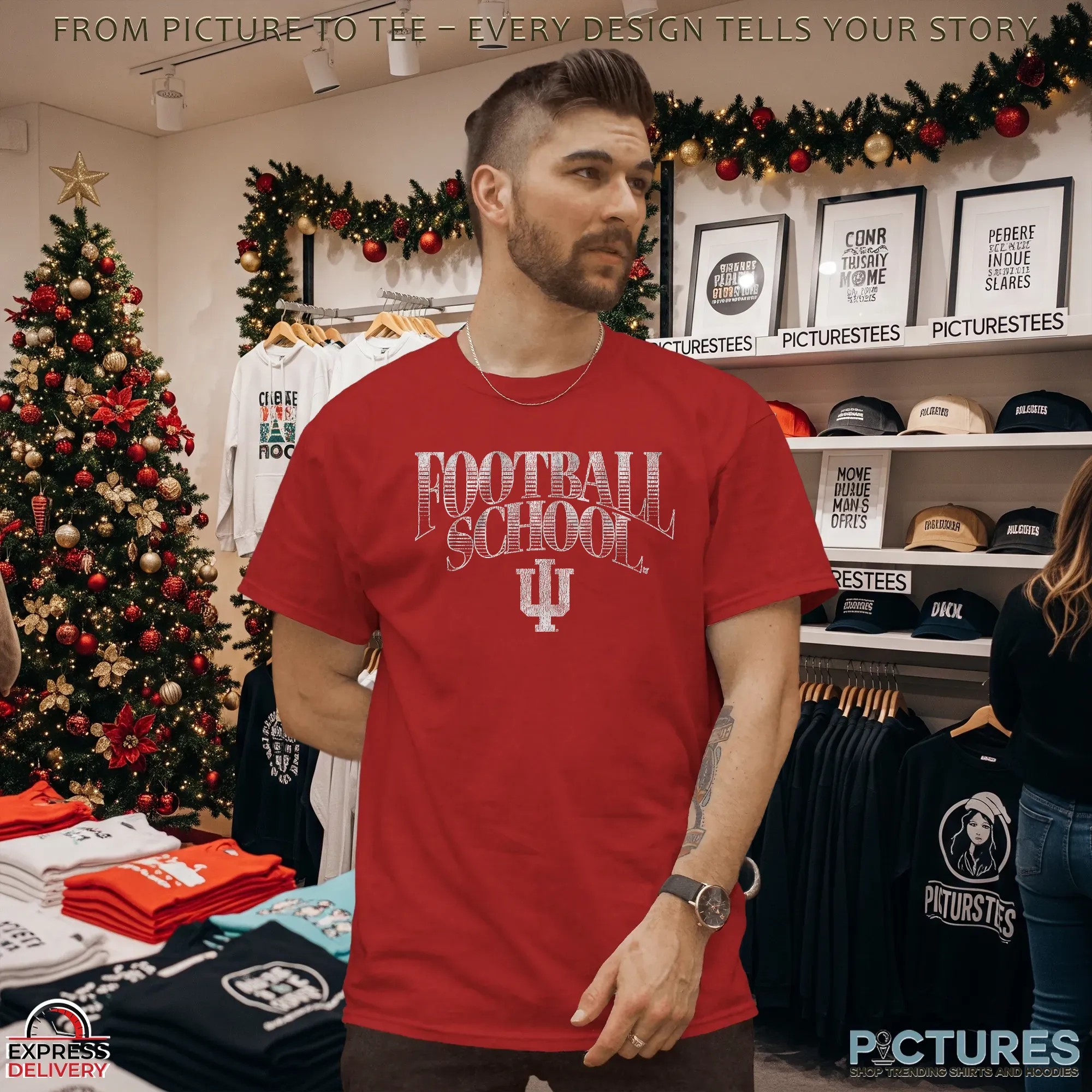 Football School Indiana Hoosiers T Shirt