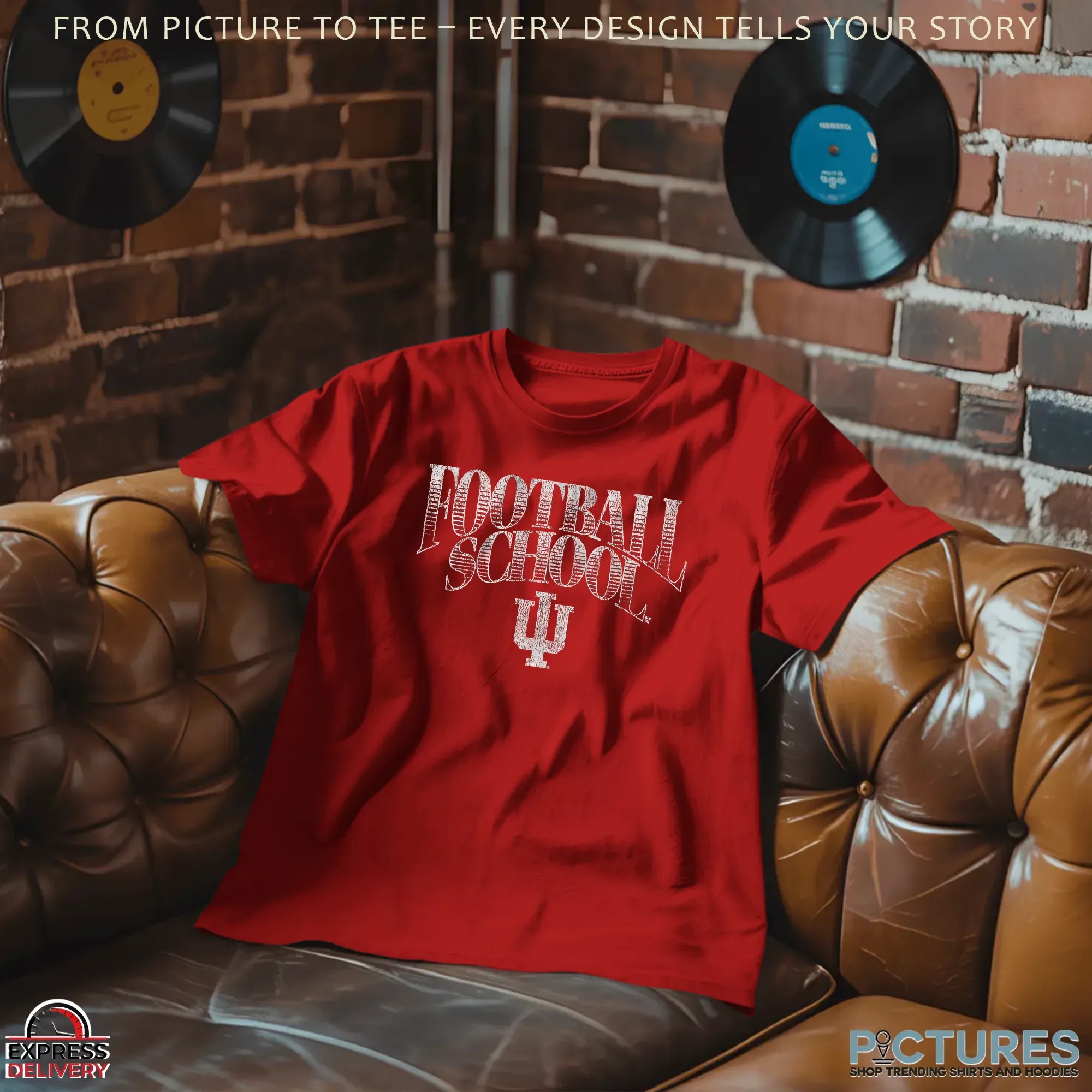 Football School Indiana Hoosiers T Shirt
