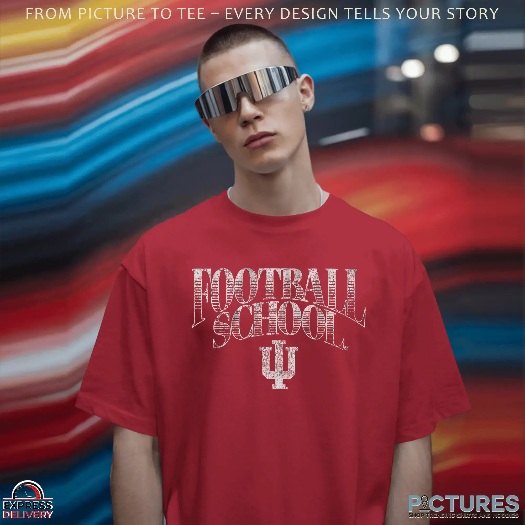 Football School Indiana Hoosiers T Shirt