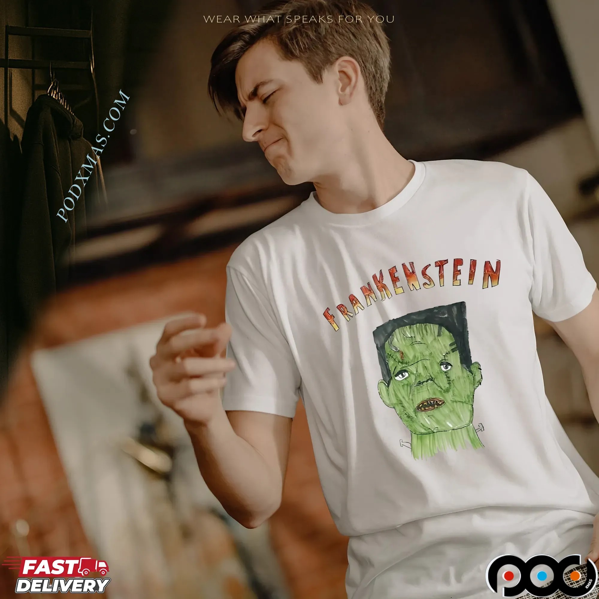 Frankenstein’s monster of the Modern Prometheus t shirt