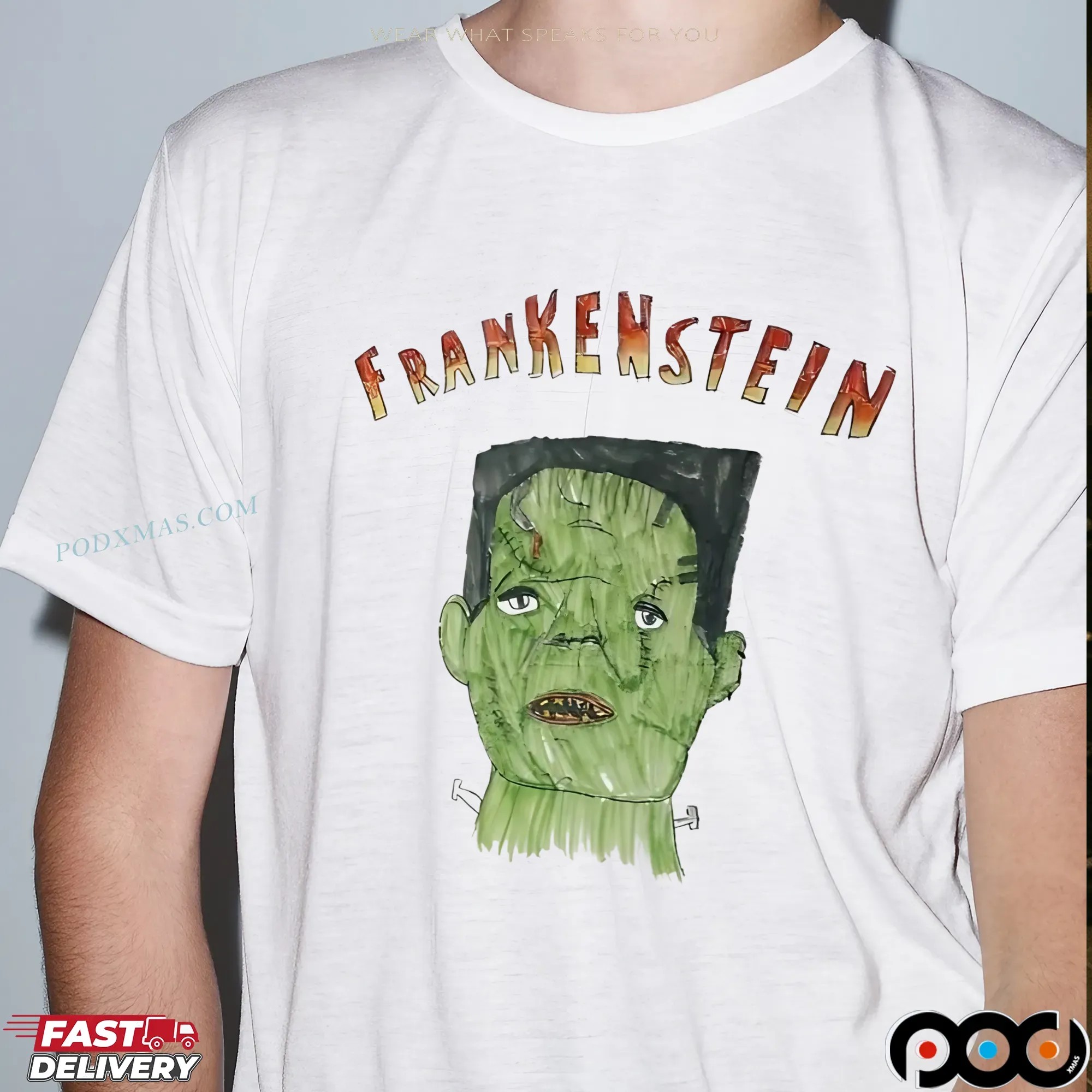 Frankenstein’s monster of the Modern Prometheus t shirt