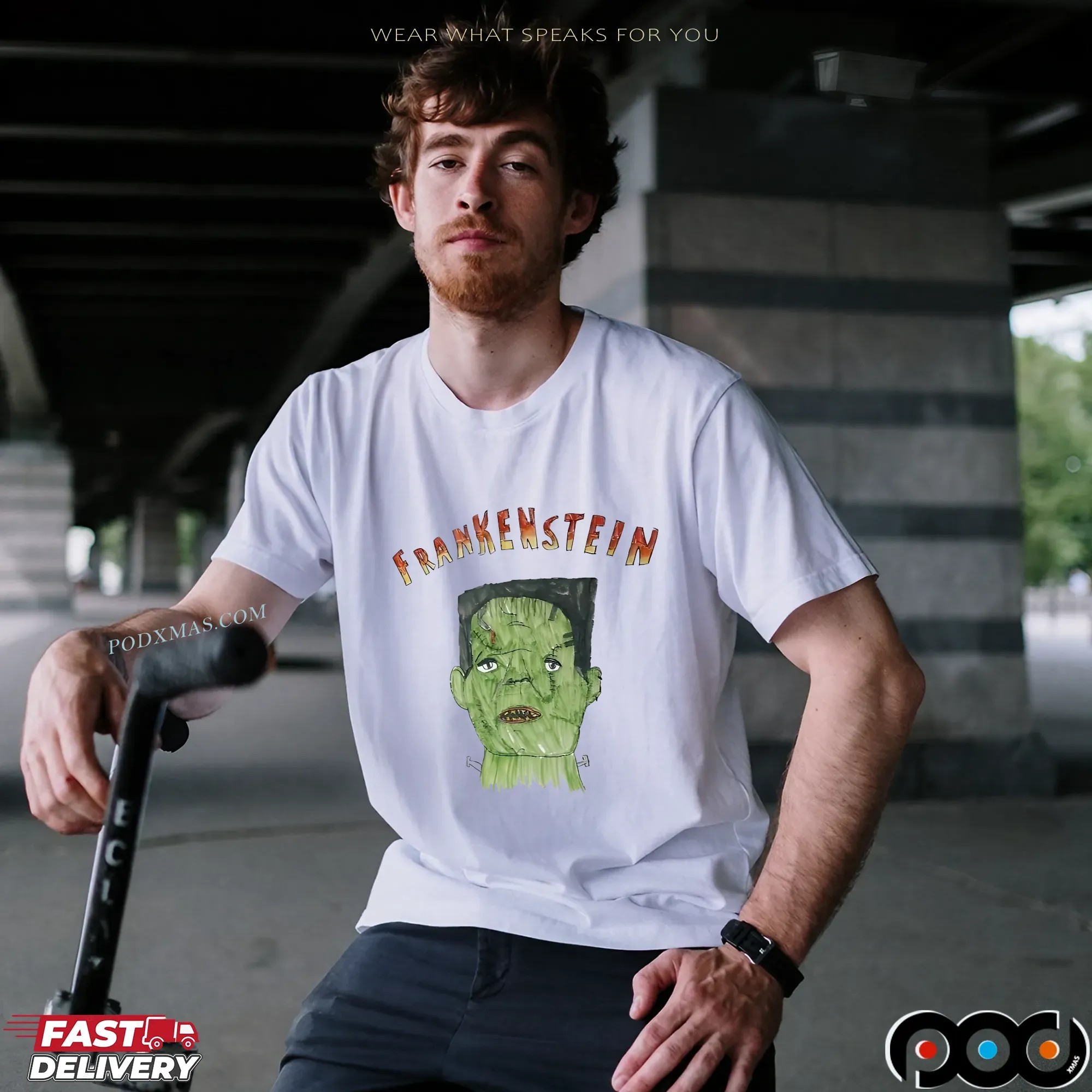 Frankenstein’s monster of the Modern Prometheus t shirt