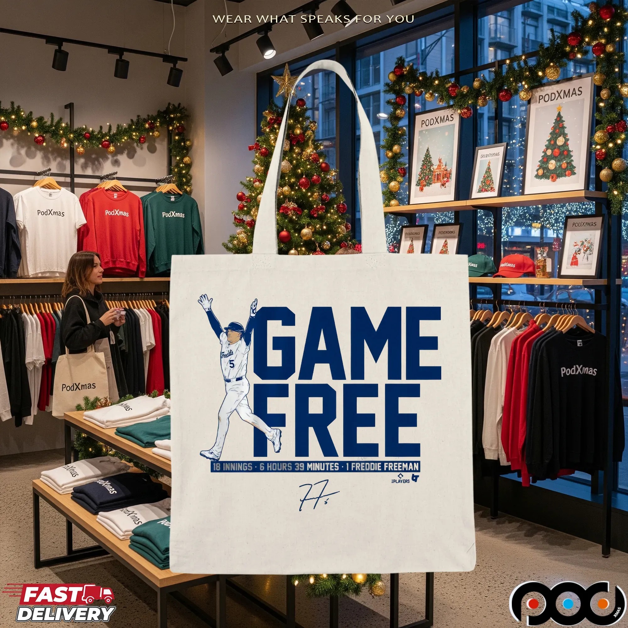 Freddie Freeman Game Free 18 Innings 6 Hours 39 Minutes T Shirt