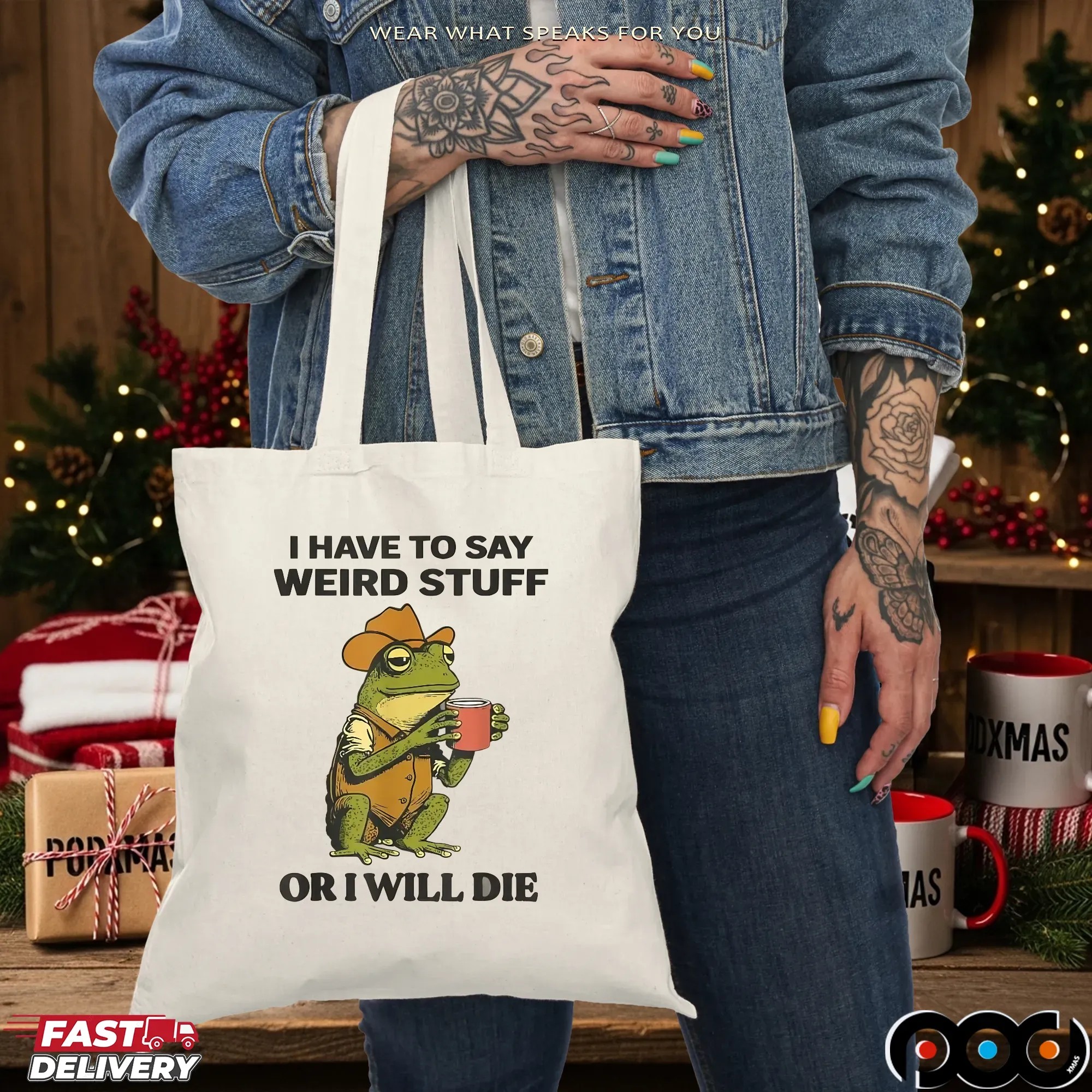 Frog I Have To Say Weird Stuff Or I Will Die T Shirt