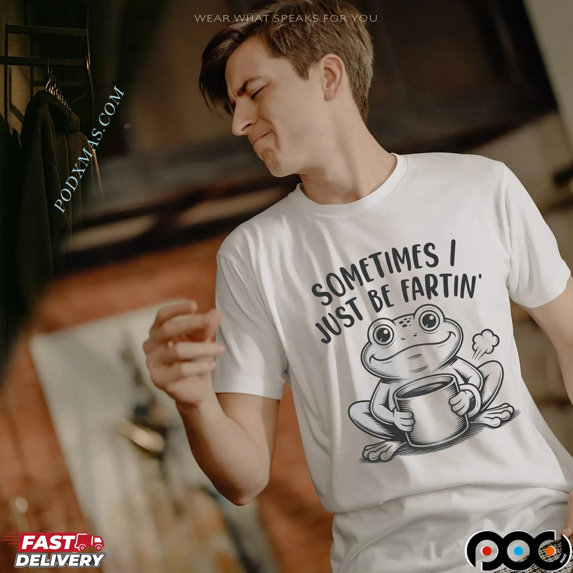 Frog Sometimes I Just Be Fartin' T Shirt