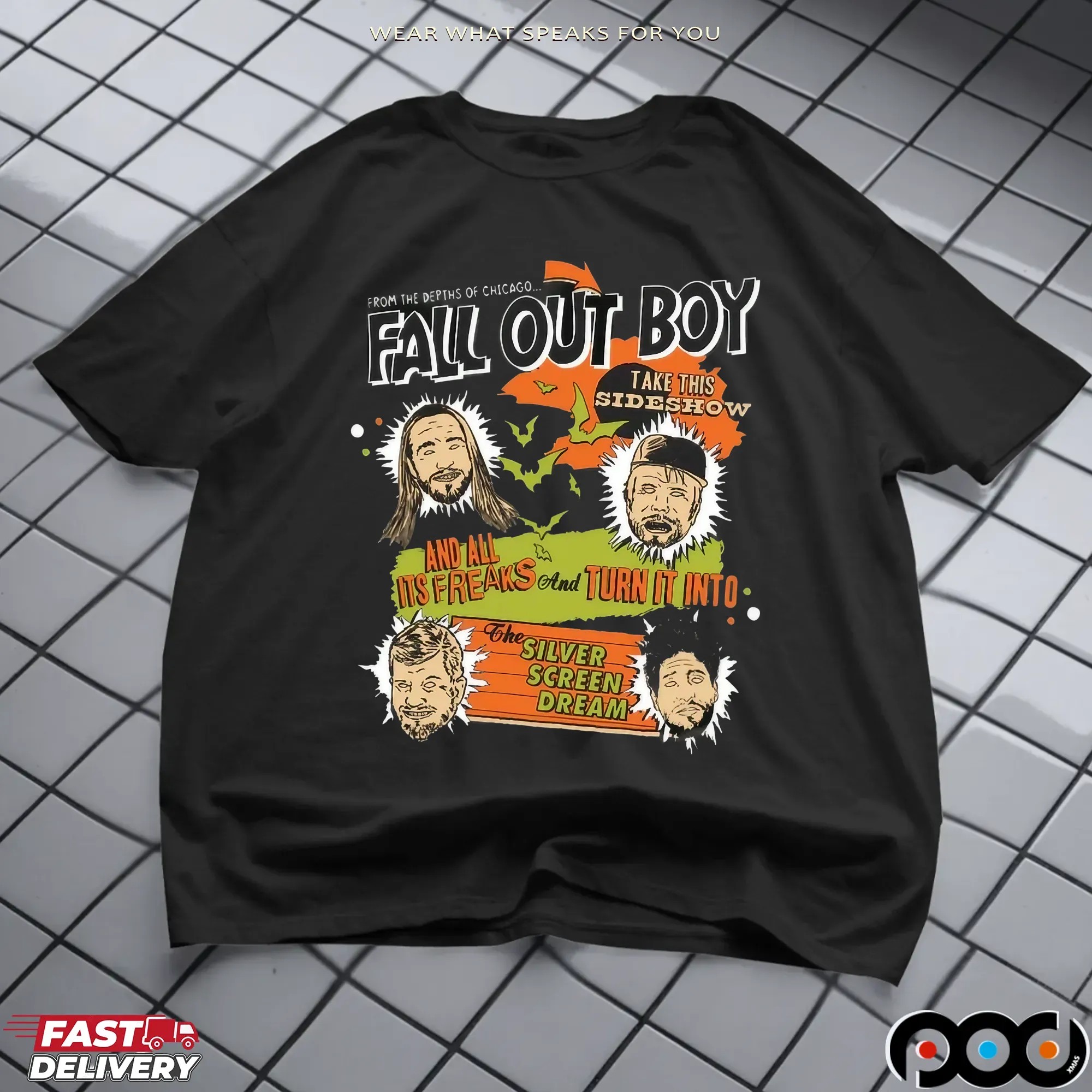 From The Depths Of Chicago Take This Sideshow FAB Halloween 2025 Drop Novocaine Lyric T Shirt