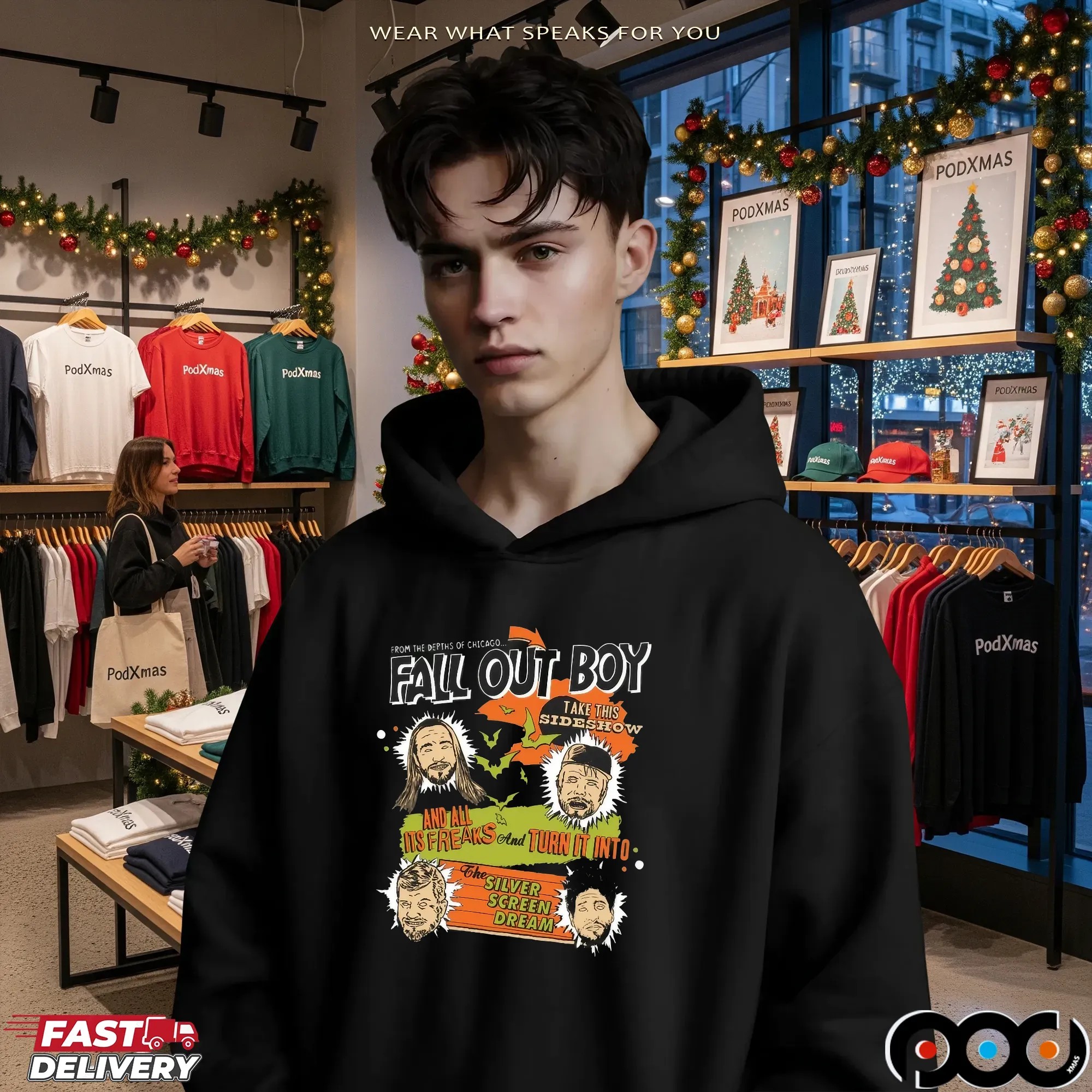 From The Depths Of Chicago Take This Sideshow FAB Halloween 2025 Drop Novocaine Lyric T Shirt