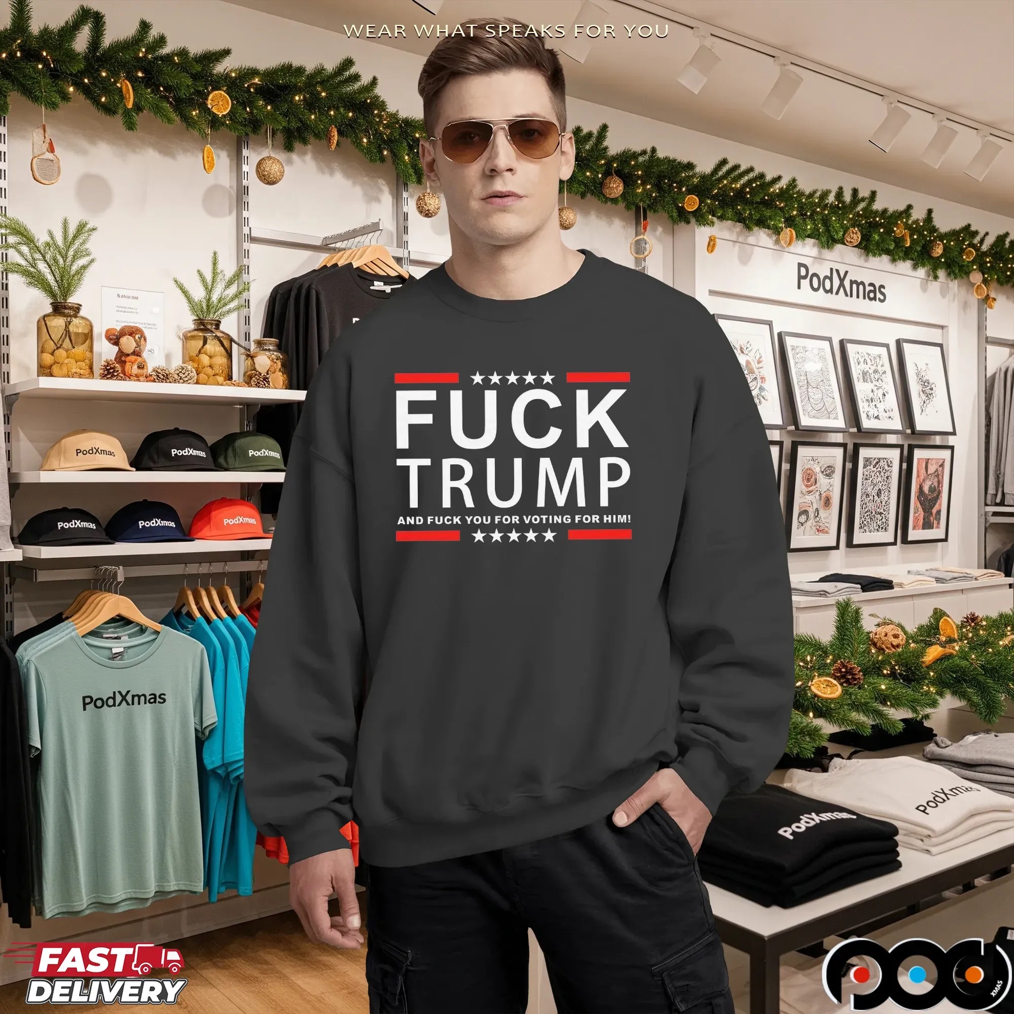 Fuck Trump And Fuck You For Voting For Him T Shirt