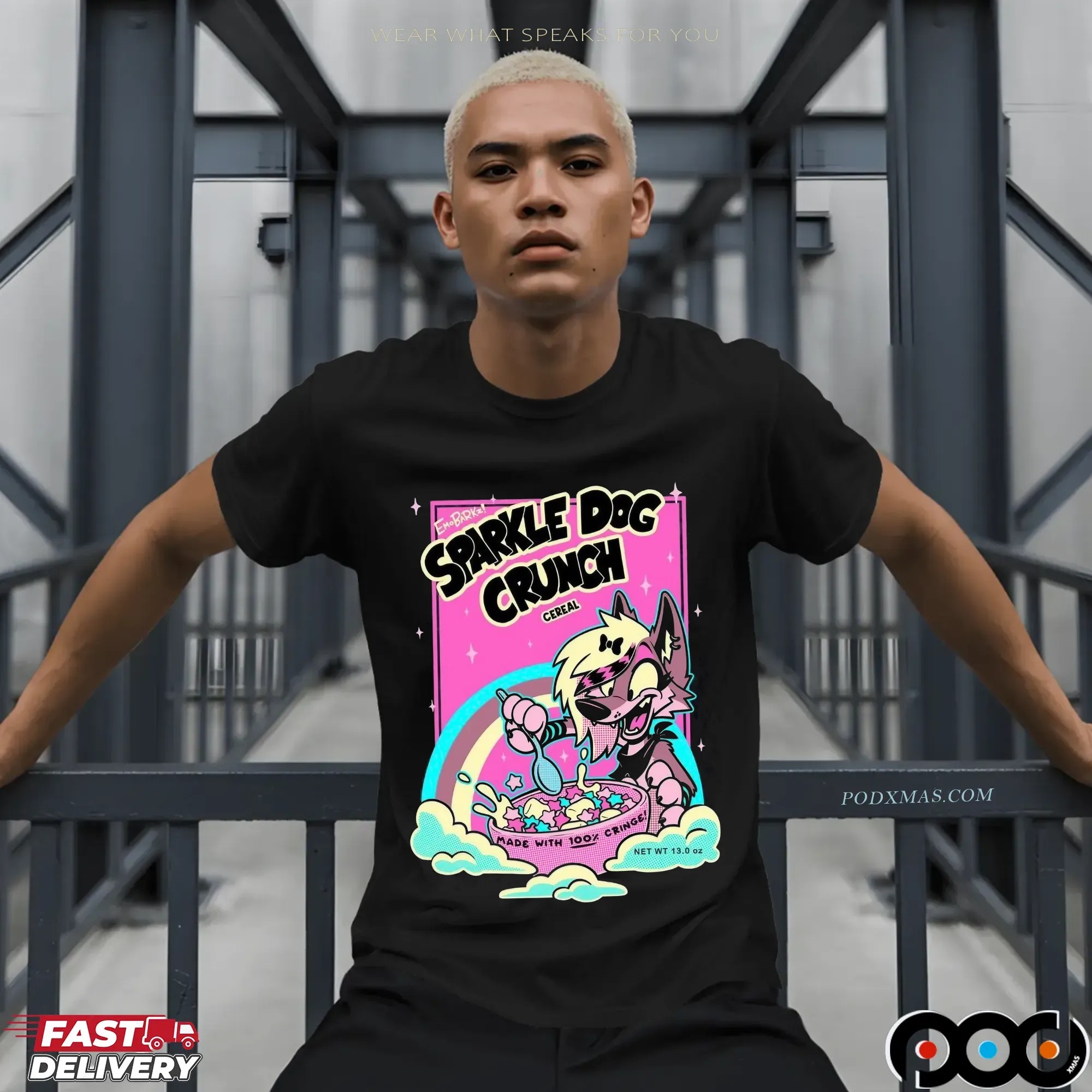Furry Sparkle Dog Crunch Cereal Made With 100 Percent Cringe T Shirt