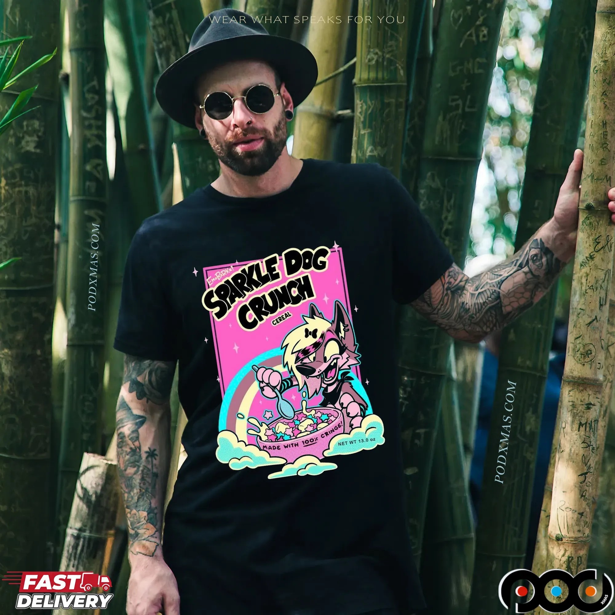 Furry Sparkle Dog Crunch Cereal Made With 100 Percent Cringe T Shirt
