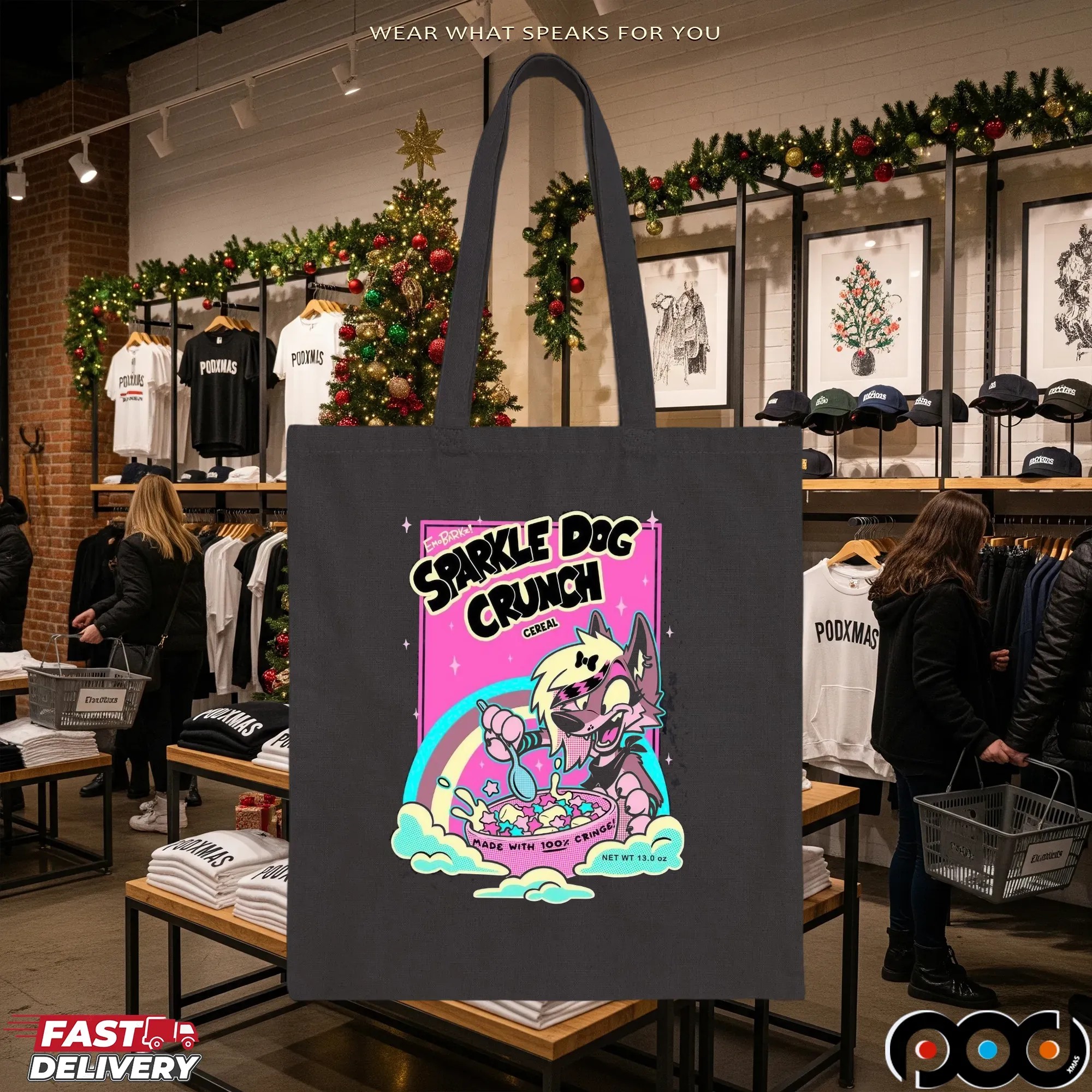 Furry Sparkle Dog Crunch Cereal Made With 100 Percent Cringe T Shirt