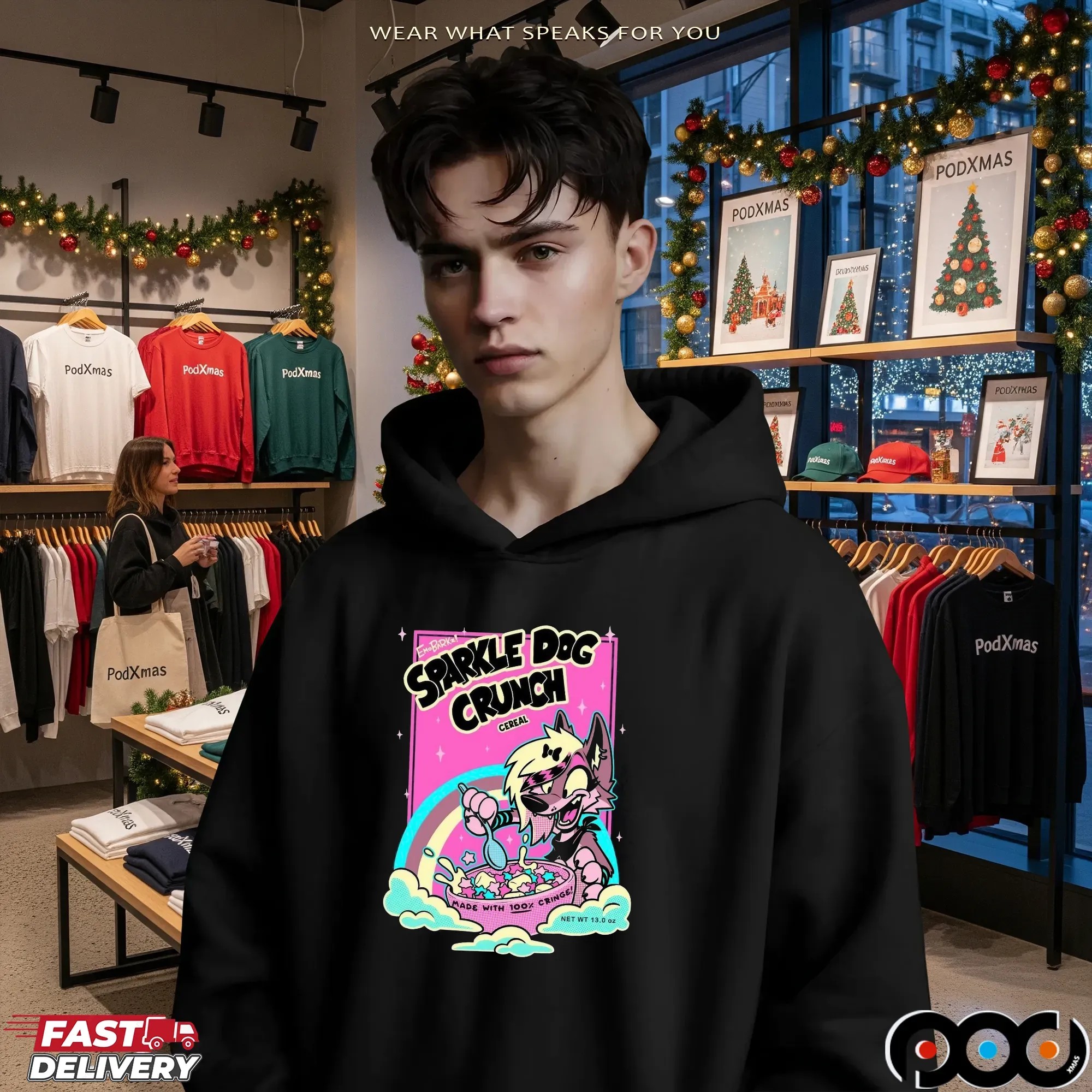 Furry Sparkle Dog Crunch Cereal Made With 100 Percent Cringe T Shirt