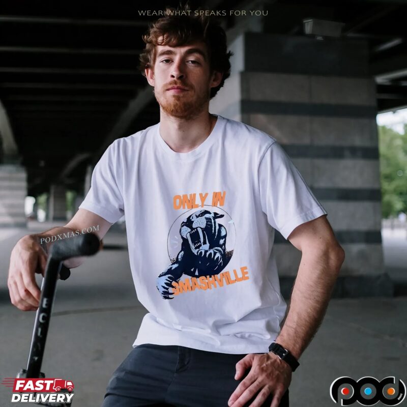 Nashville Predators only in smashville shirt