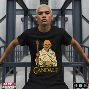 Gandalf Gandhi Graphic T Shirt