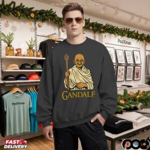 Gandalf Gandhi Graphic T Shirt