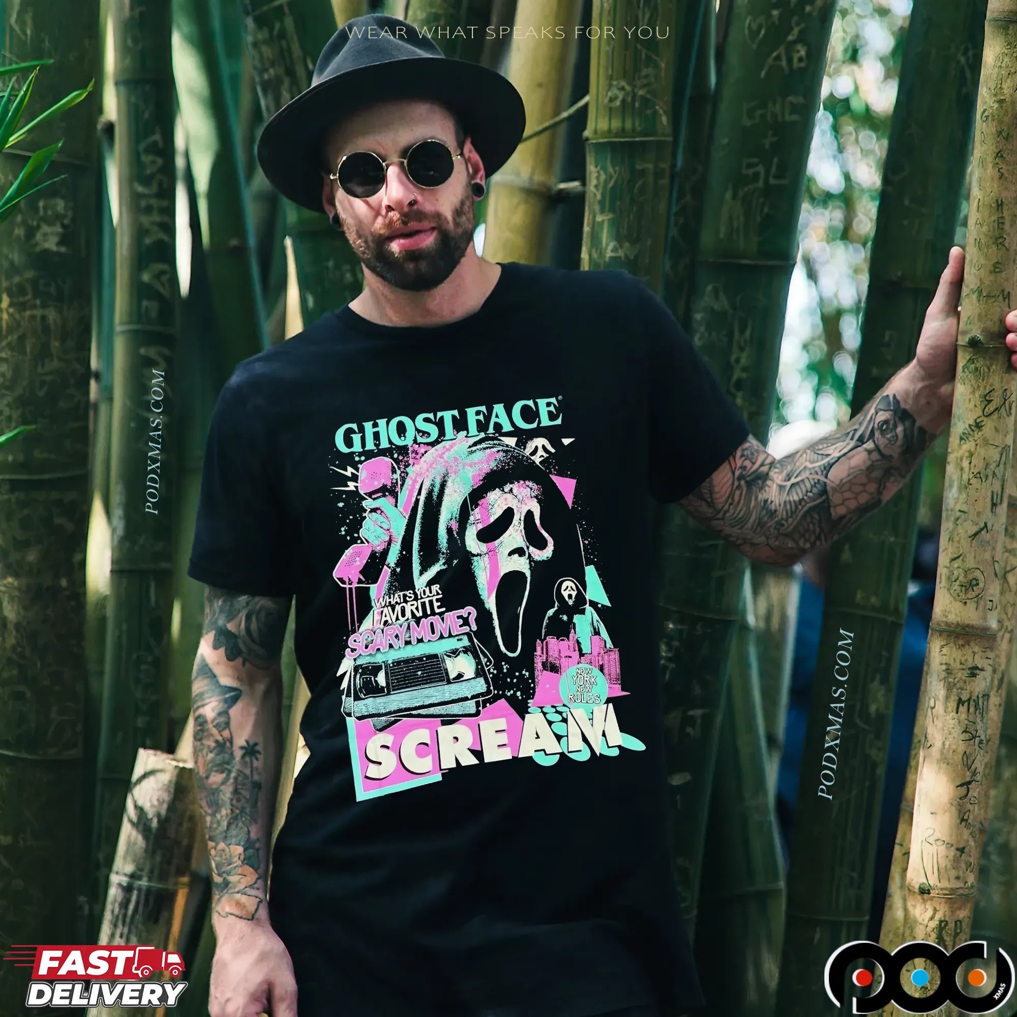 GhostFace Scream Halloween Horror Movie 1996 T Shirt