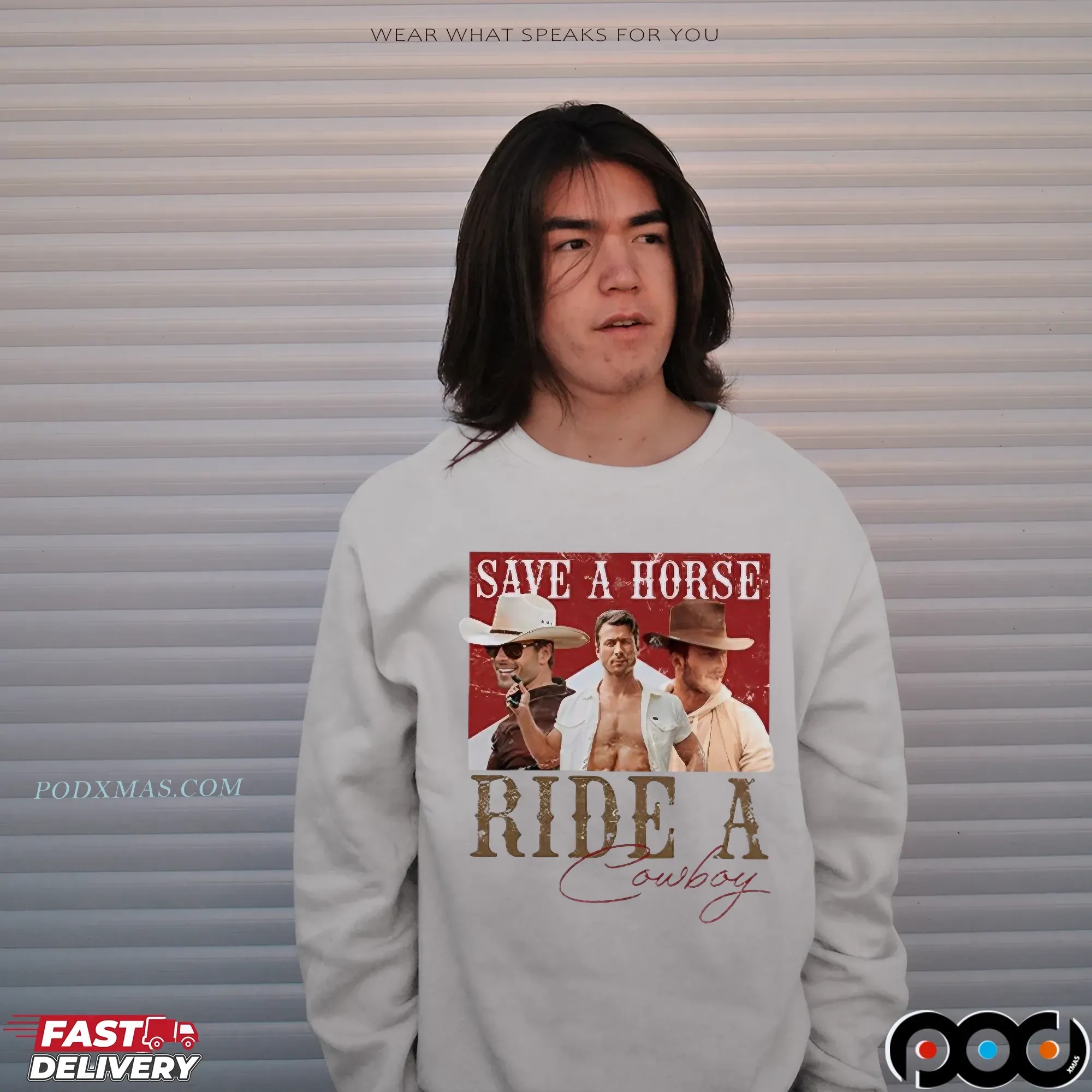 Glen Powell Save A Horse Ride A Cowboy Marlboro T Shirt