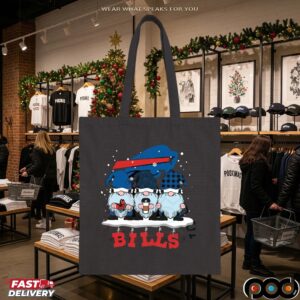 Gnomes Buffalo Bills Christmas Holiday NFL Football Fan Mashup T Shirt