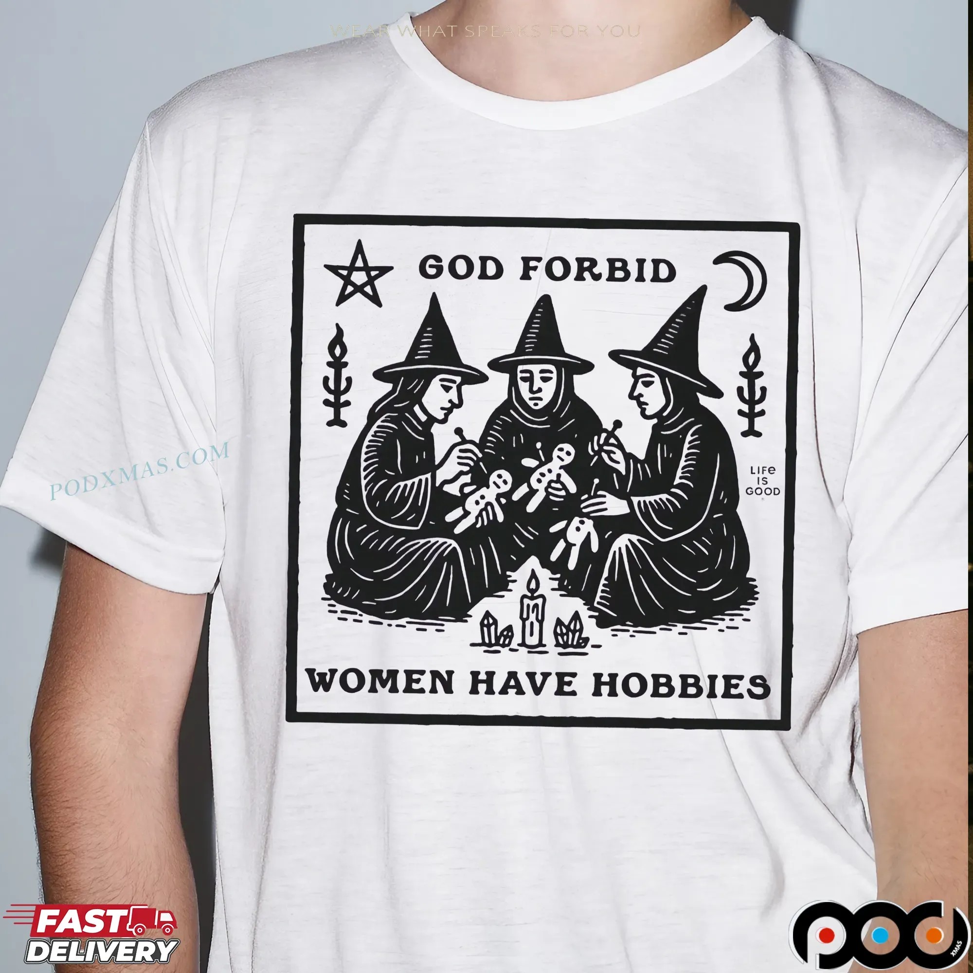 God Forbid Women Have Hobbies Witch T Shirt God Forbid Women Have Hobbies Witch T Shirt