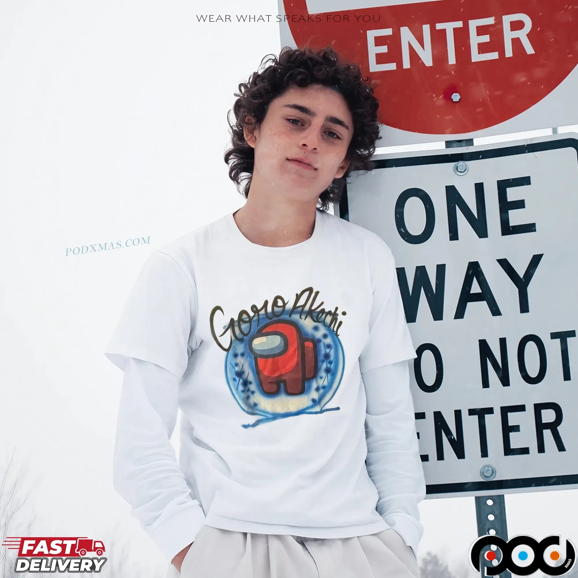 Goro Akechi Among Us Graffiti T Shirt