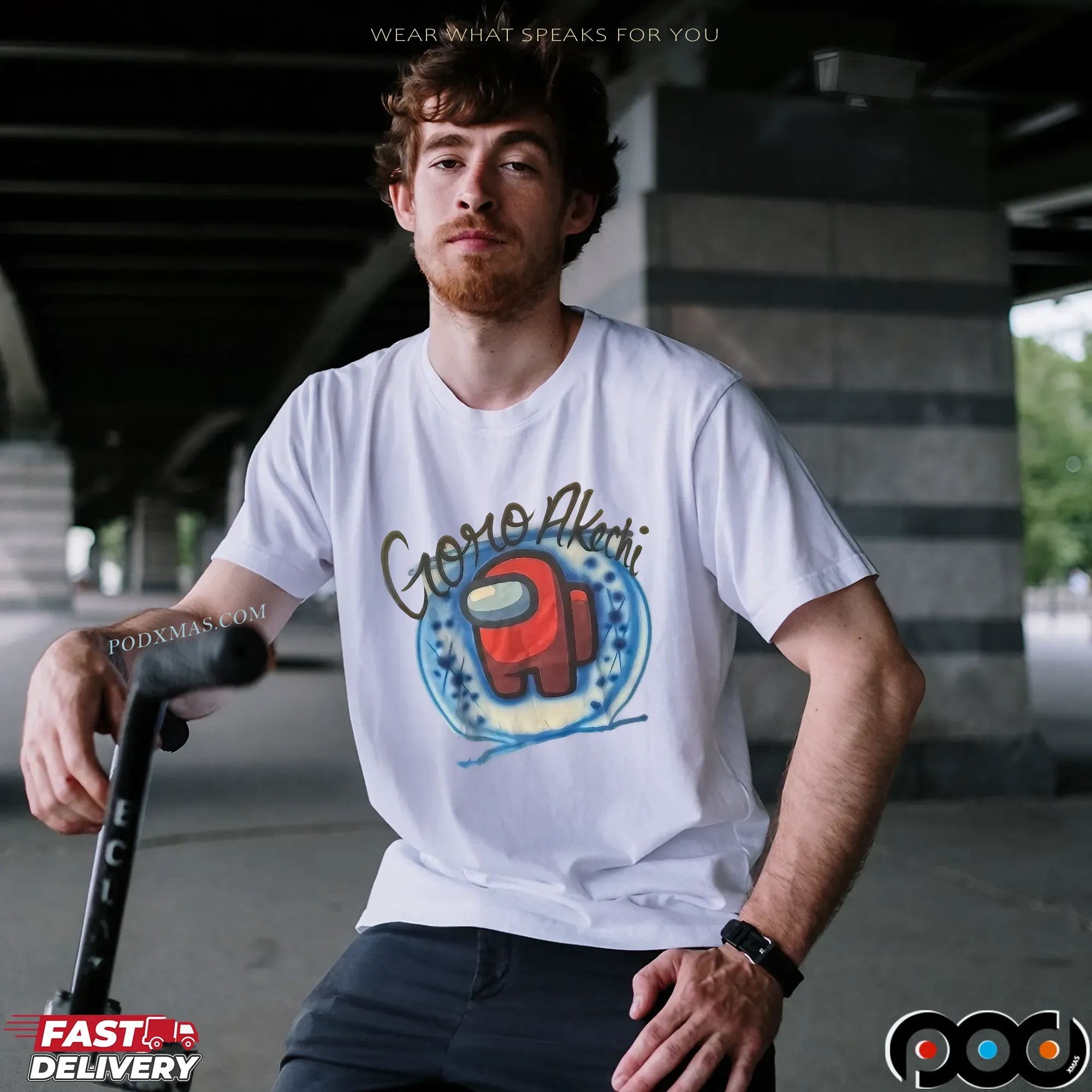 Goro Akechi Among Us Graffiti T Shirt