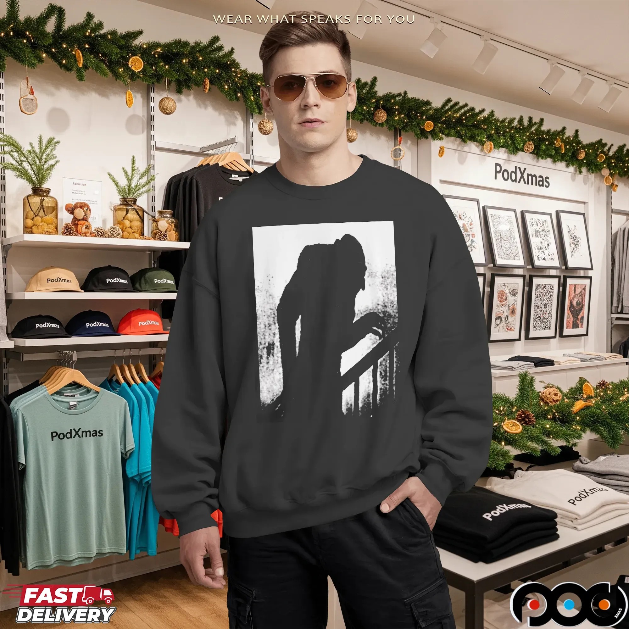 Gothic Nosferatu Vampire Horror Halloween T Shirt