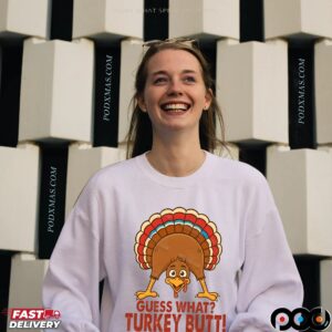 Guess What Turkey Butt Thanksgiving, Wine Turkey Friends, Cozy Season , Thanksgiving Turkey, Thanksgiving Dinner T Shirt