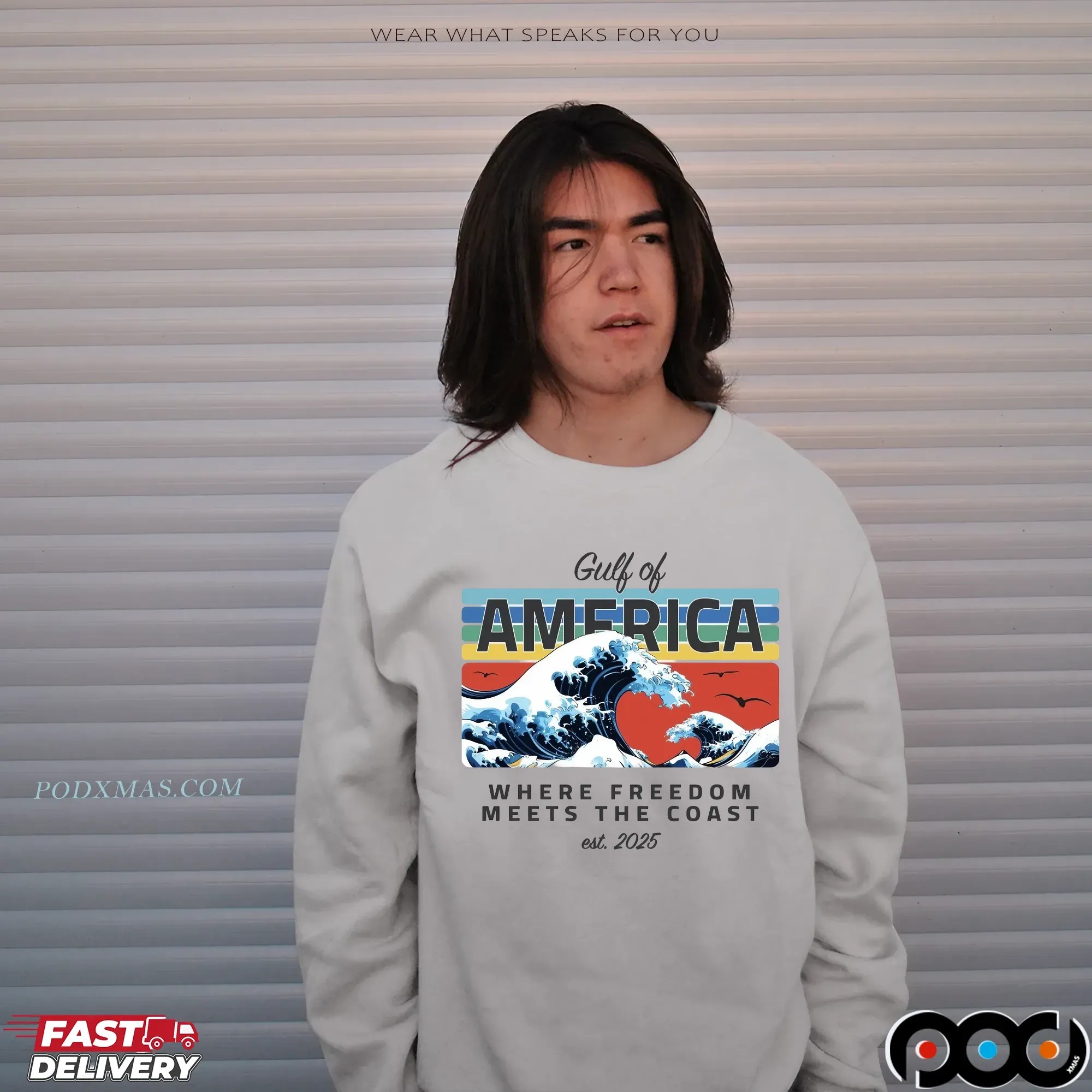 Gulf of America Where Freedom Meets The Coast Est 2025 T Shirt