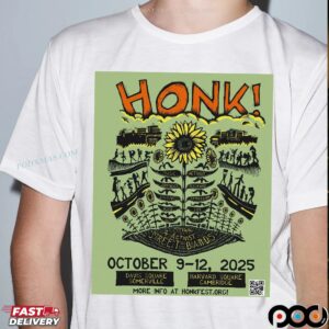 HONK! Festival In Somerville MA On Oct 9-12 2025 Even T Shirt