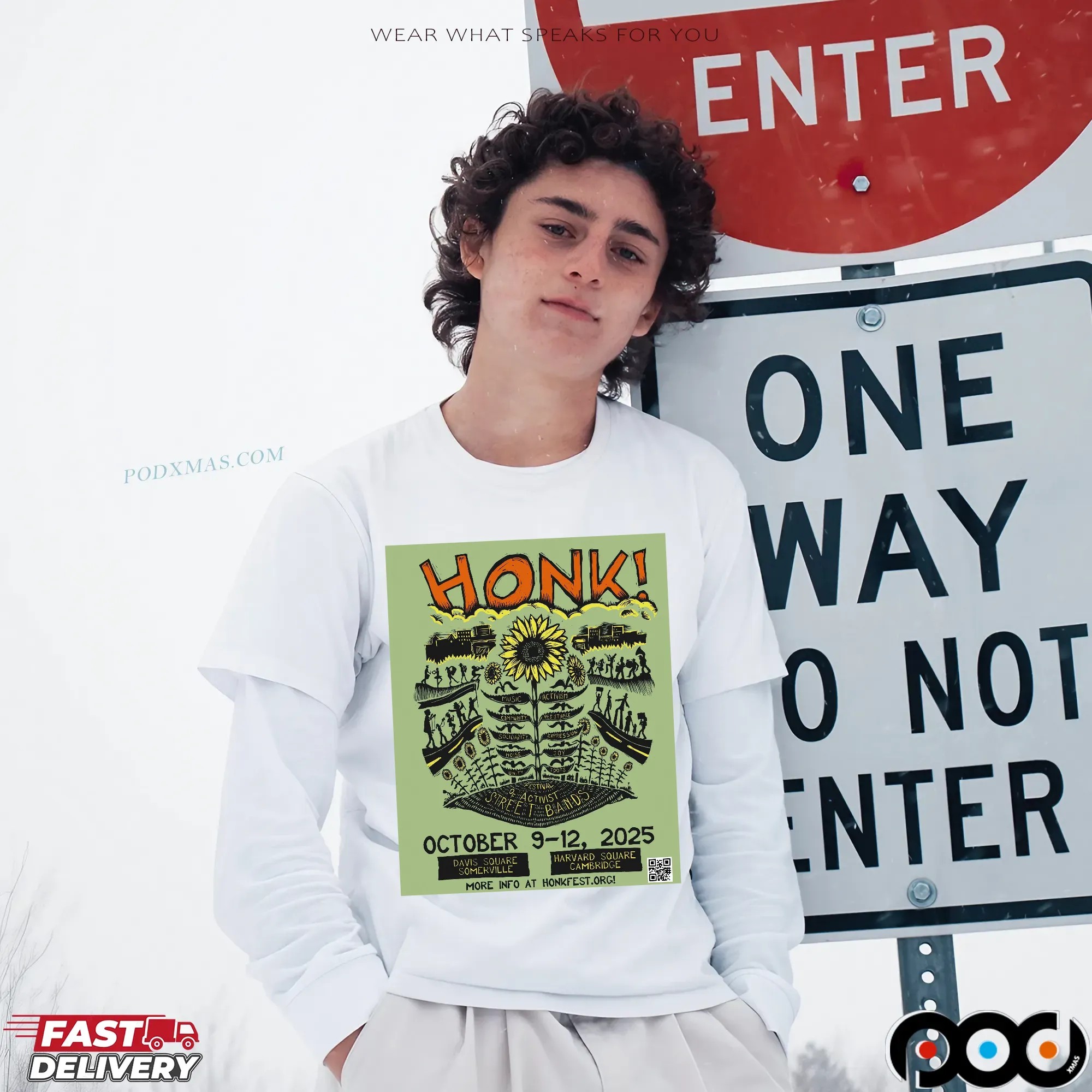 HONK! Festival In Somerville MA On Oct 9-12 2025 Even T Shirt