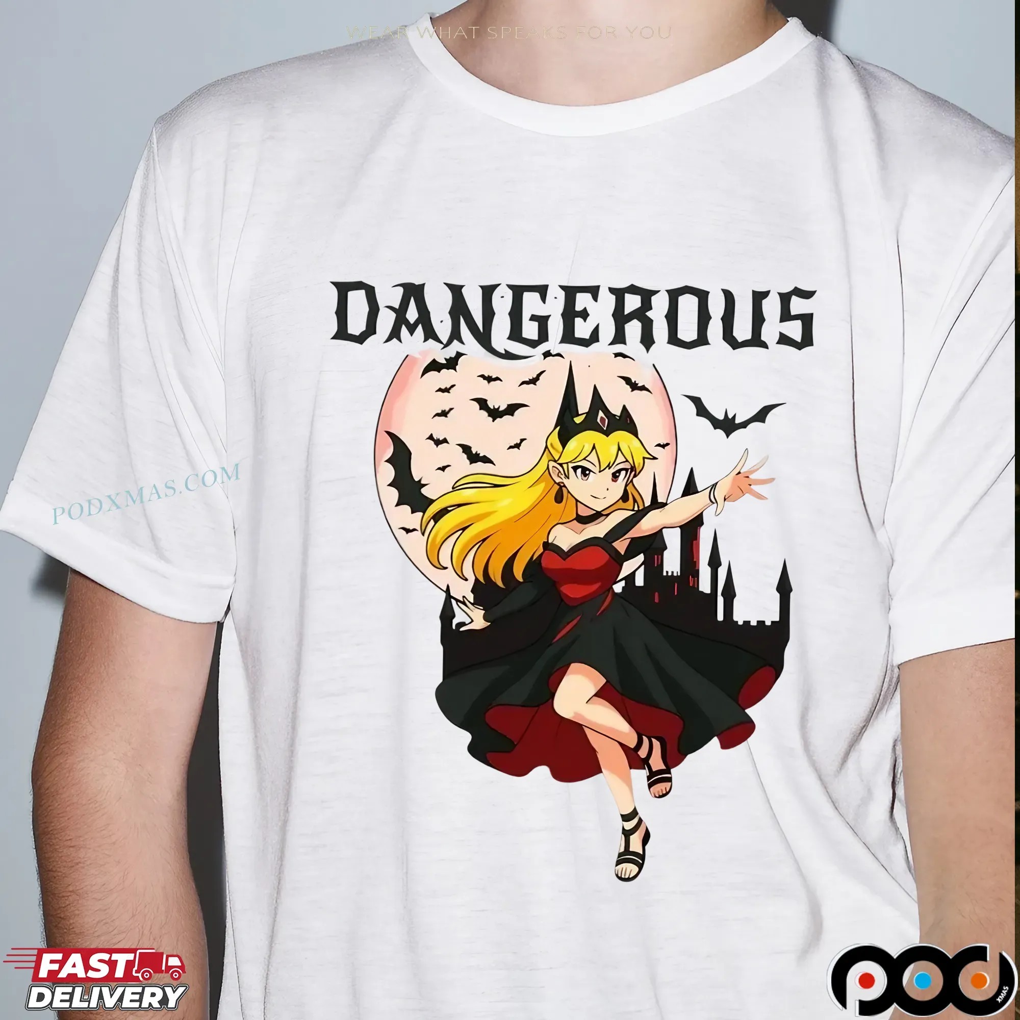 Halloween Anime Witch T-Shirt